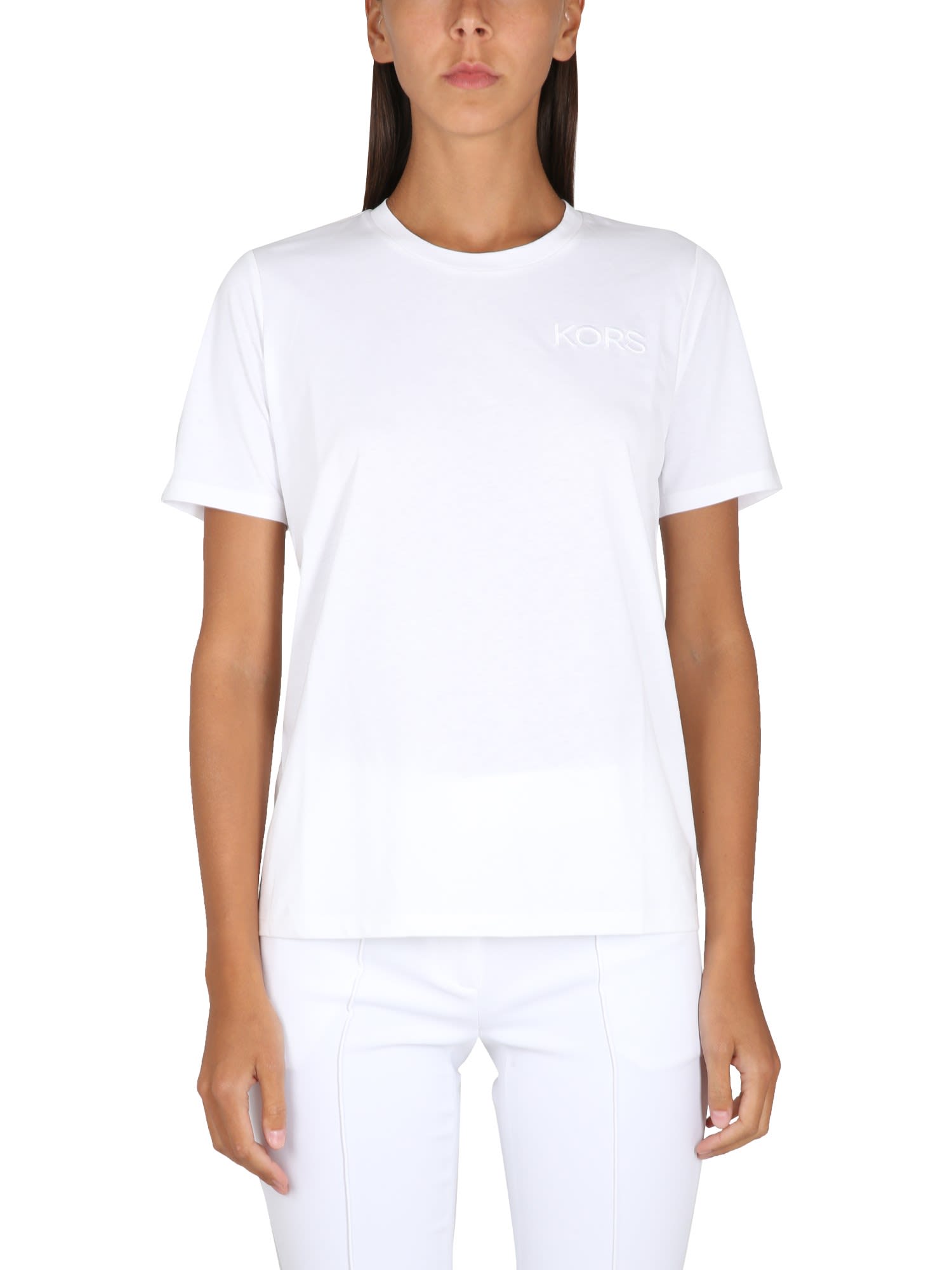 Michael Michael Kors T-shirt With Logo In White | ModeSens