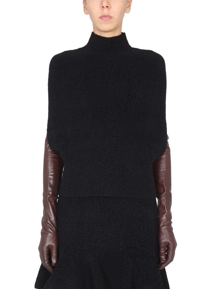 Shop Jil Sander Knitted Tops. In Black