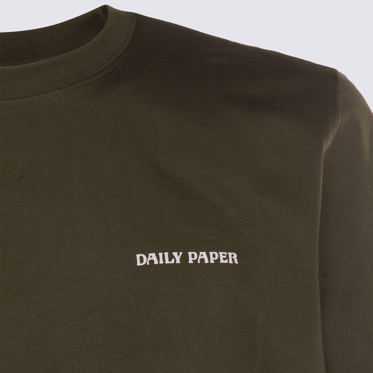 Daily Paper Black Cotton T-shirt In Gray