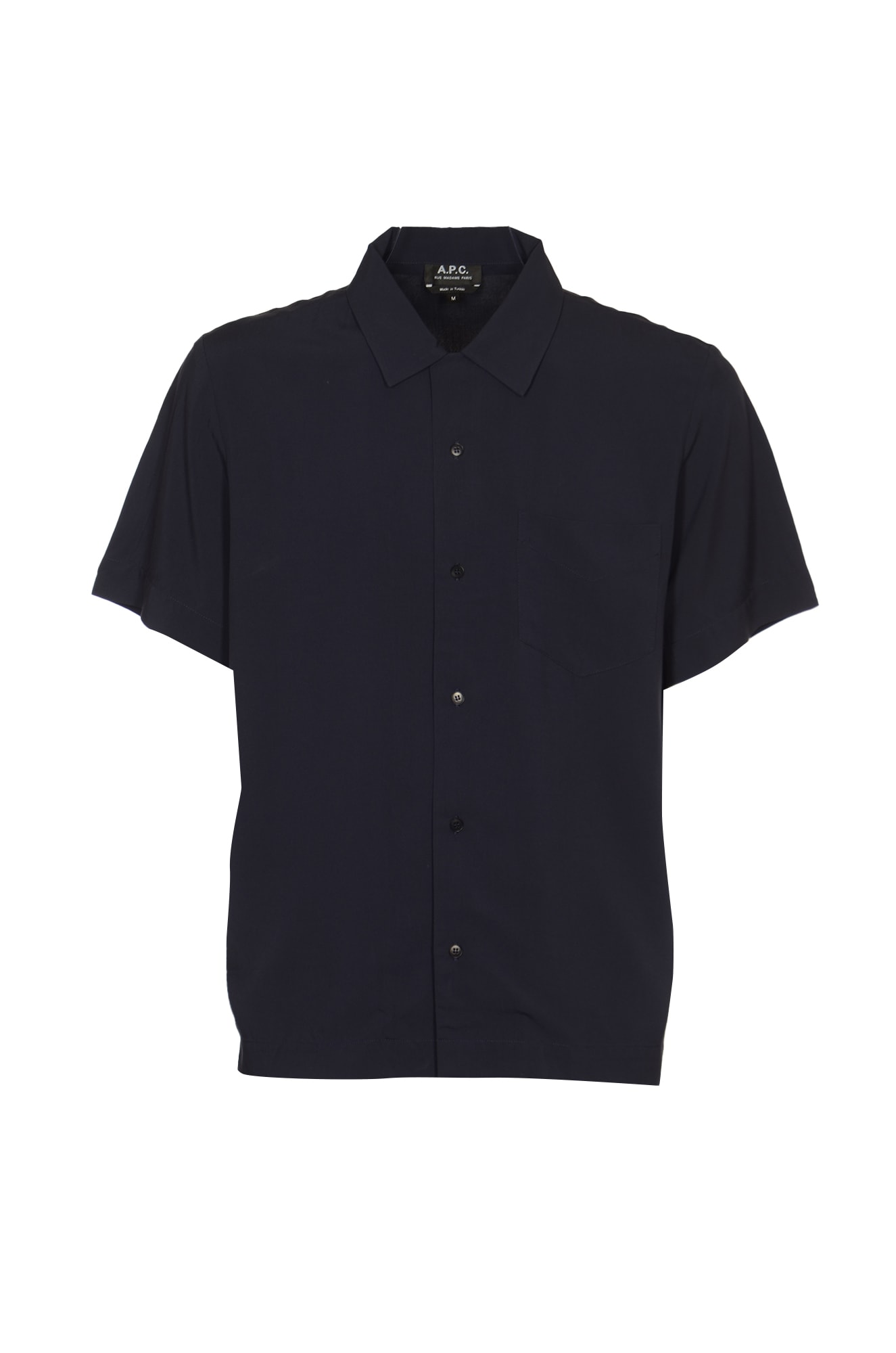 Shop Apc Chemisette Lloyd Shirt Shirt In Dark Navy