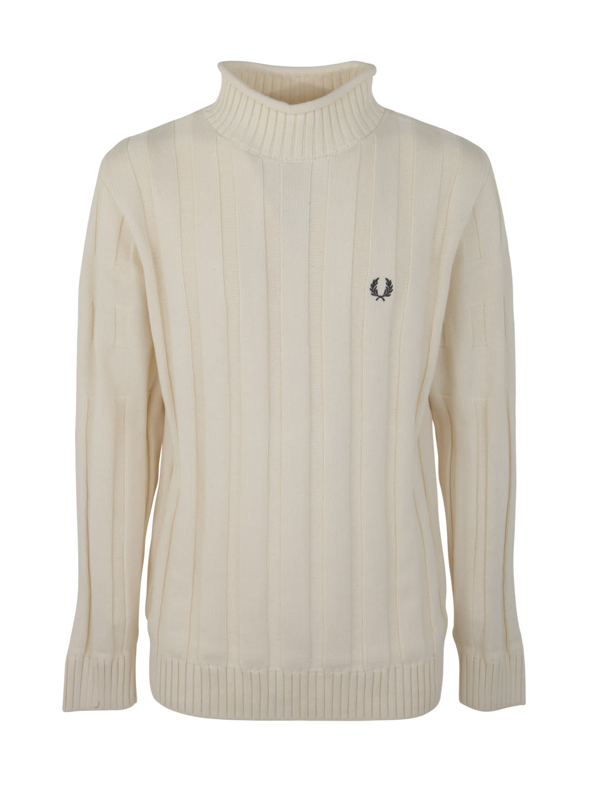 Fred Perry Fp Textured Roll Neck Jumper