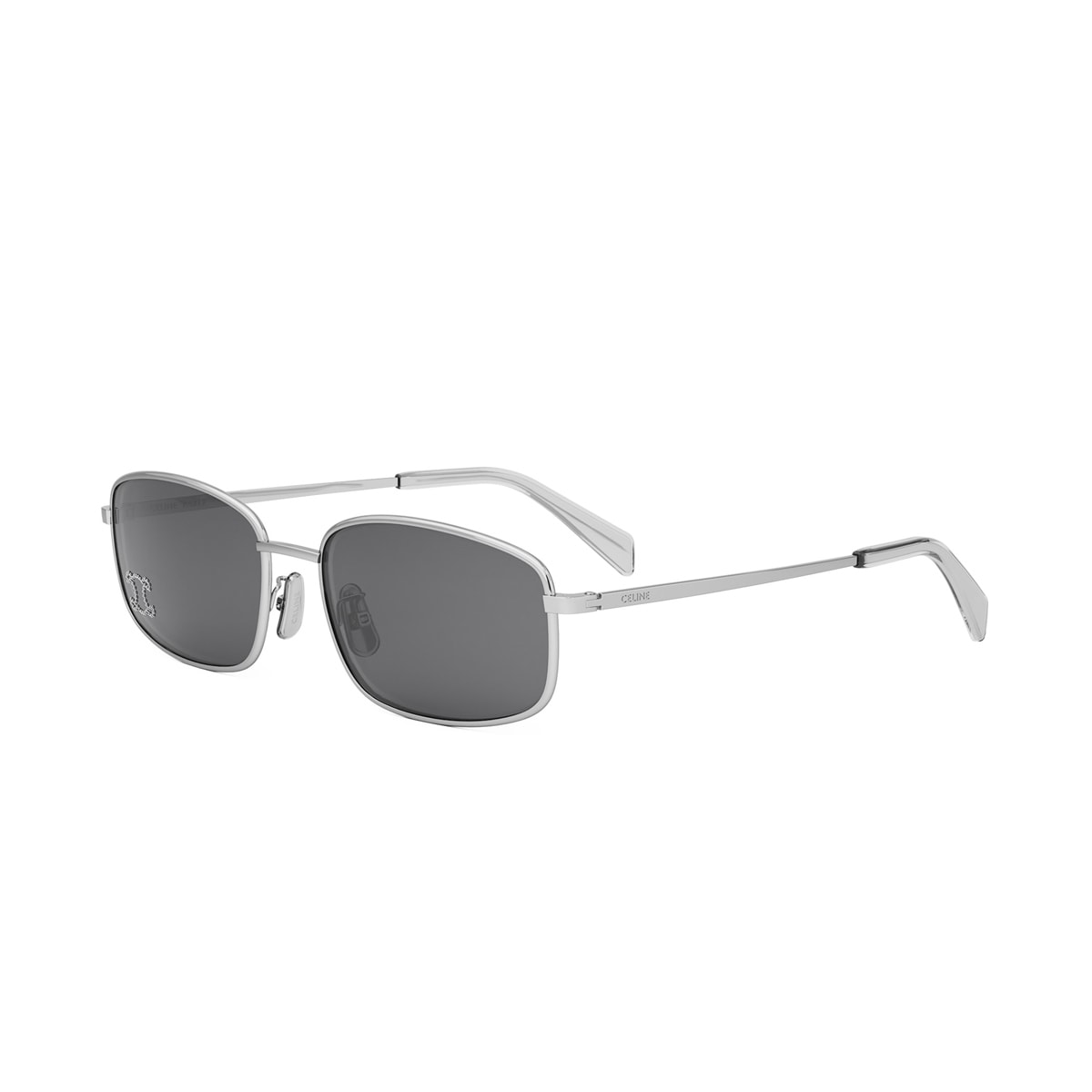 Shop Celine Cl40285u 16a Silver Sunglasses In Argento