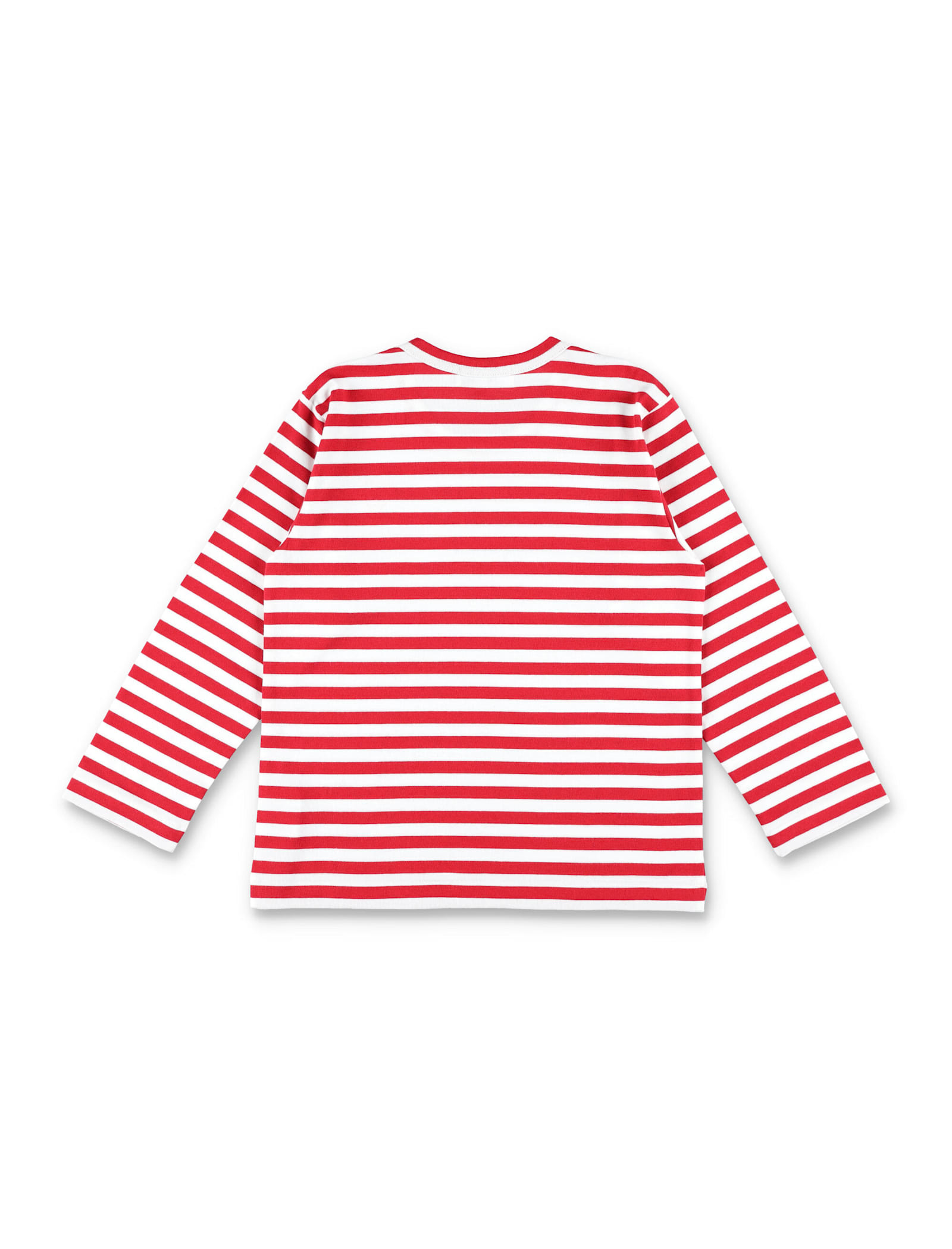 Shop Comme Des Garçons Play Kid - Striped T-shirt In Red