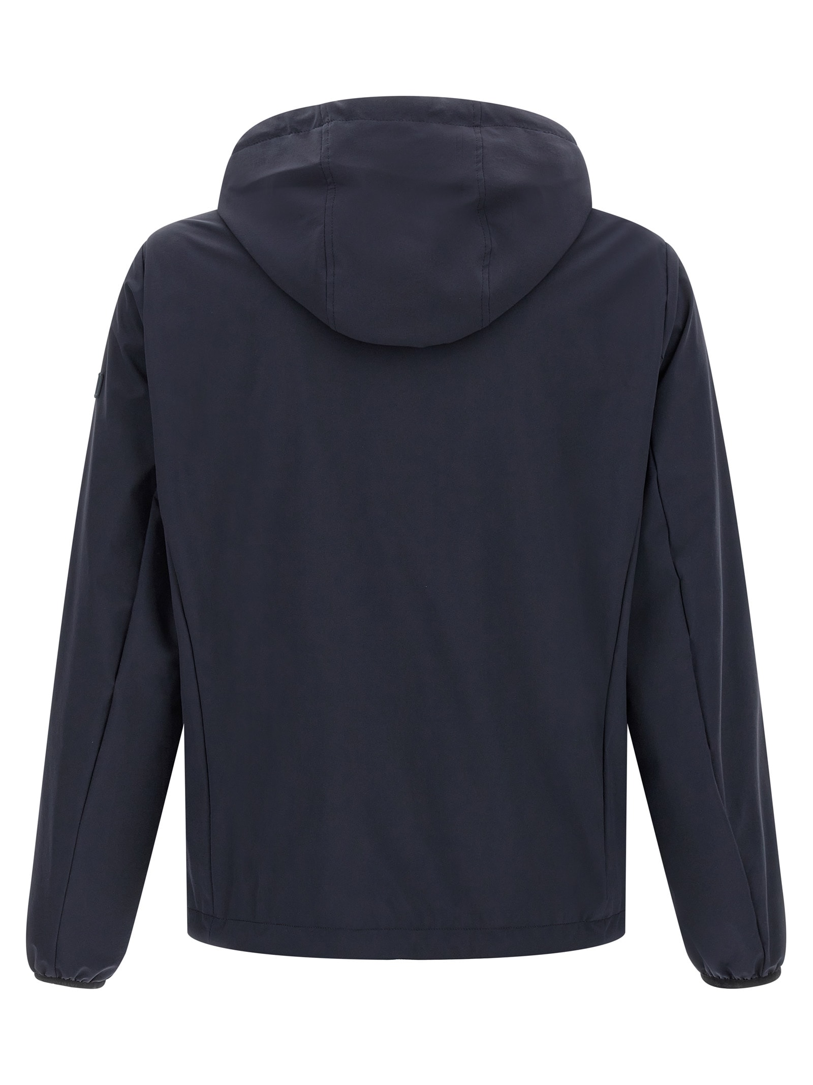 Tatras 'audee' Jacket Hooded Design Elastic Cuffs In Blue