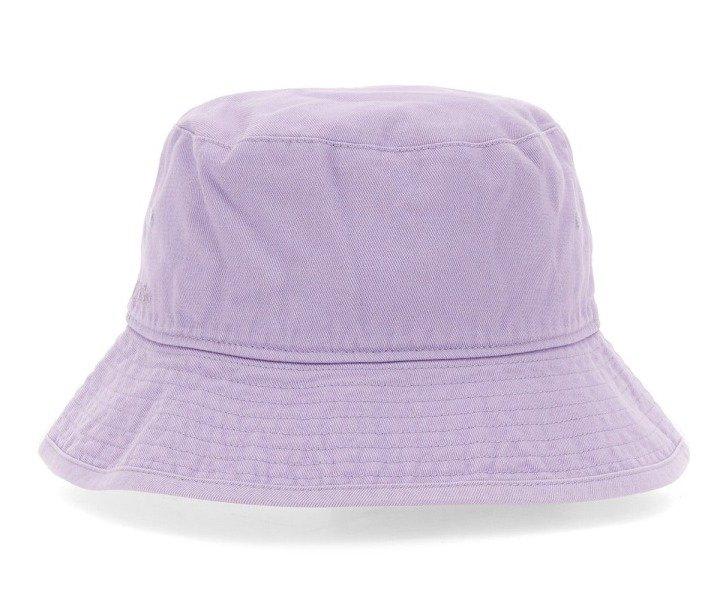 Acne Studios Logo Embroidered Slip-on Bucket Hat In Purple