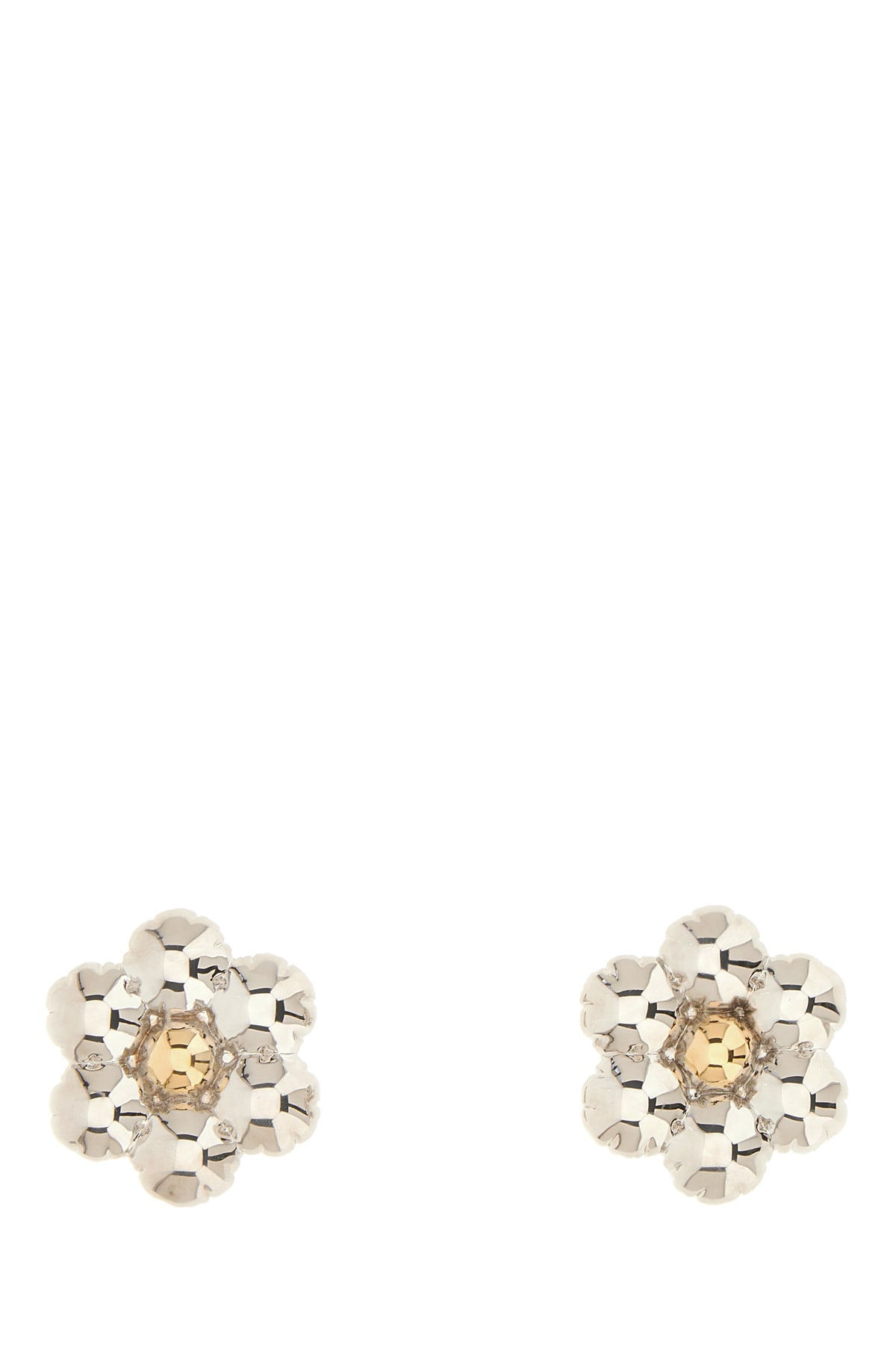 Marni Two-tone Metal Earrings In 00n29