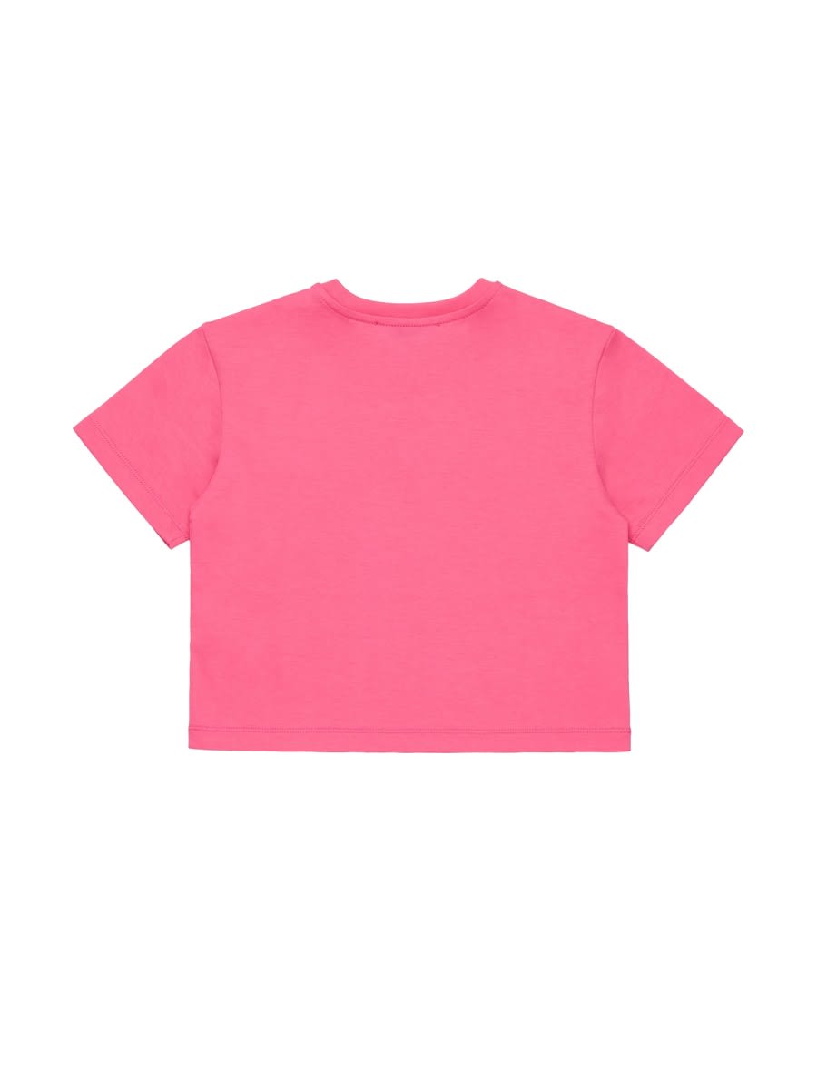 Max&co. T-shirt Heart In Pink