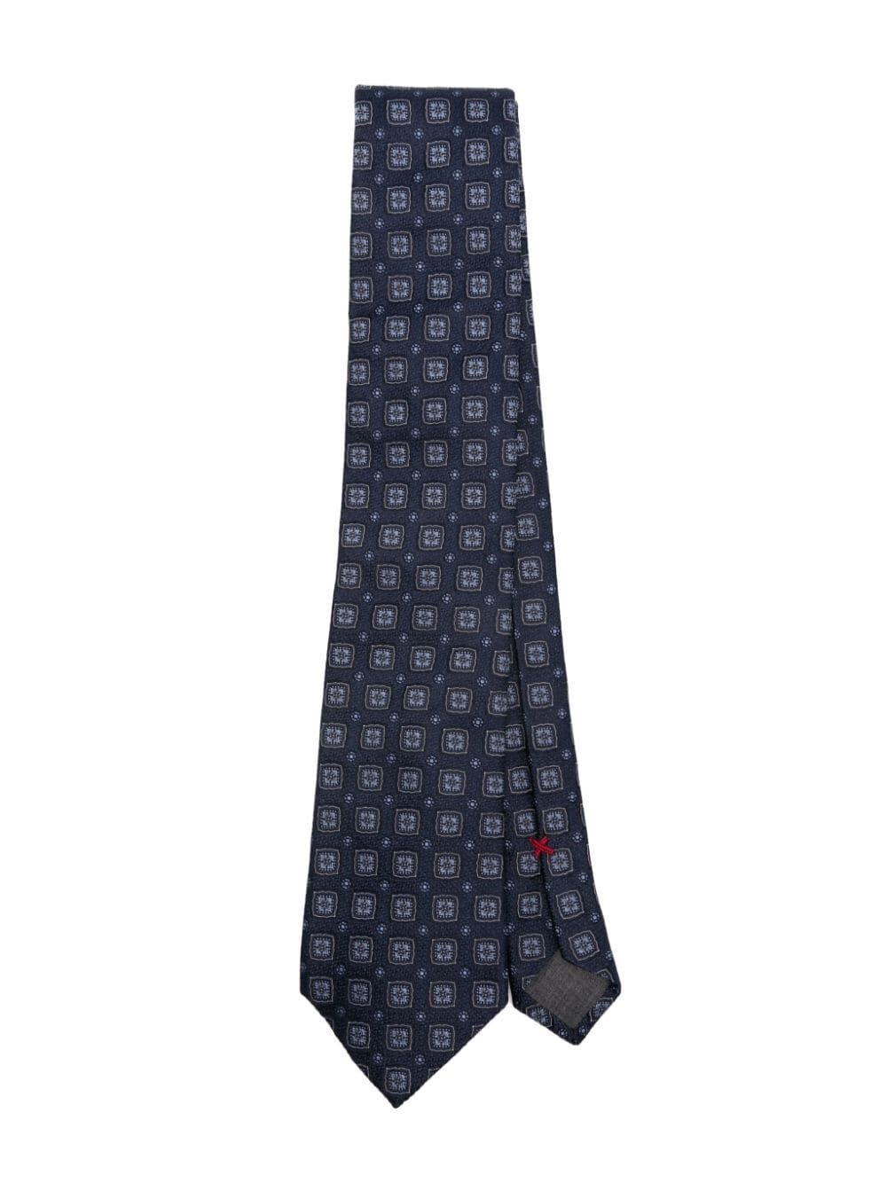 Shop Brunello Cucinelli Colored Tie In Navy Denim