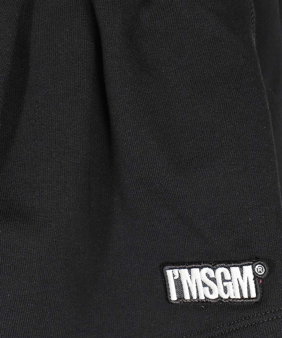 Msgm Cotton Shorts In Black