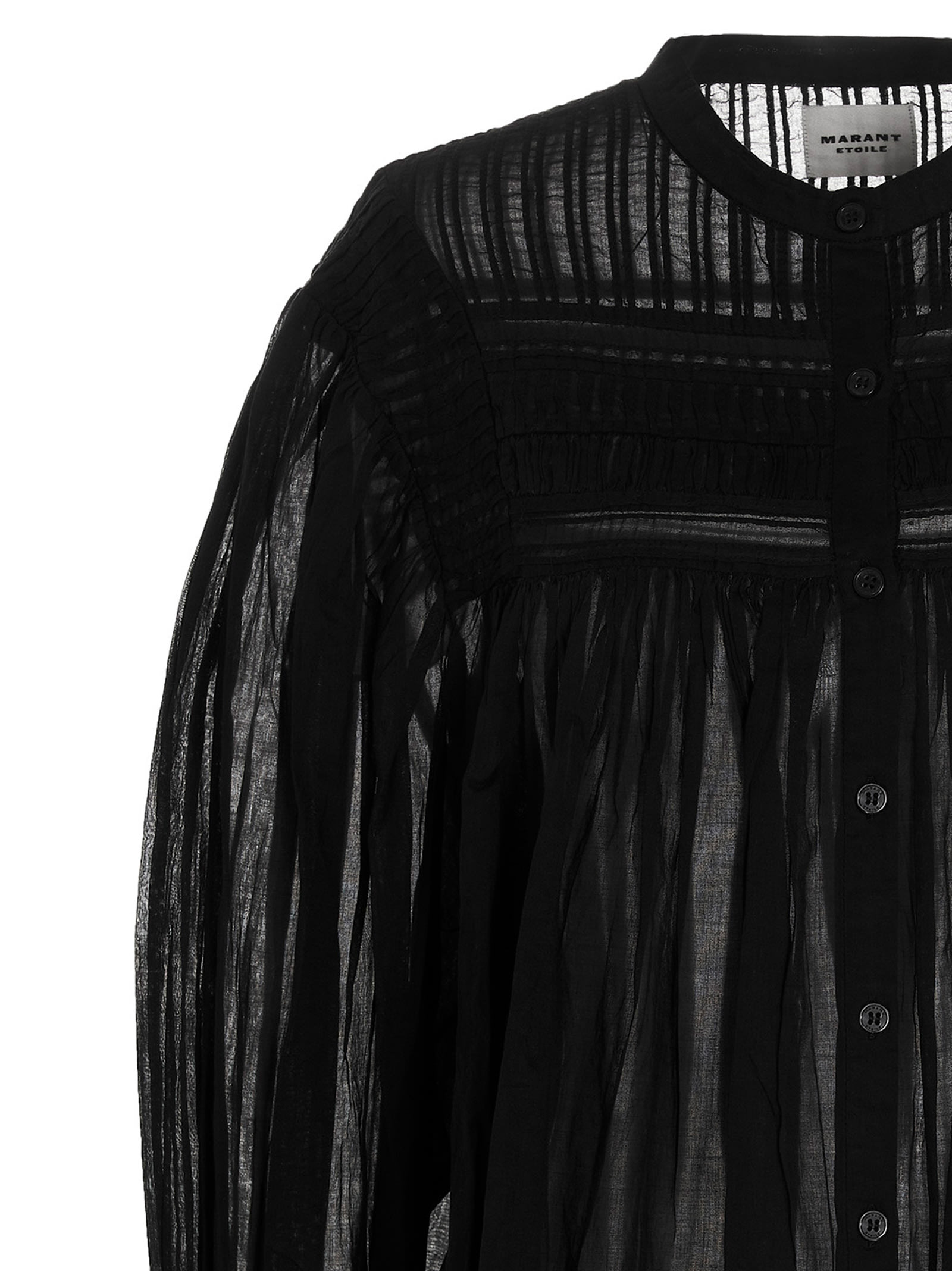 Shop Marant Etoile Plalia Shirt In Black