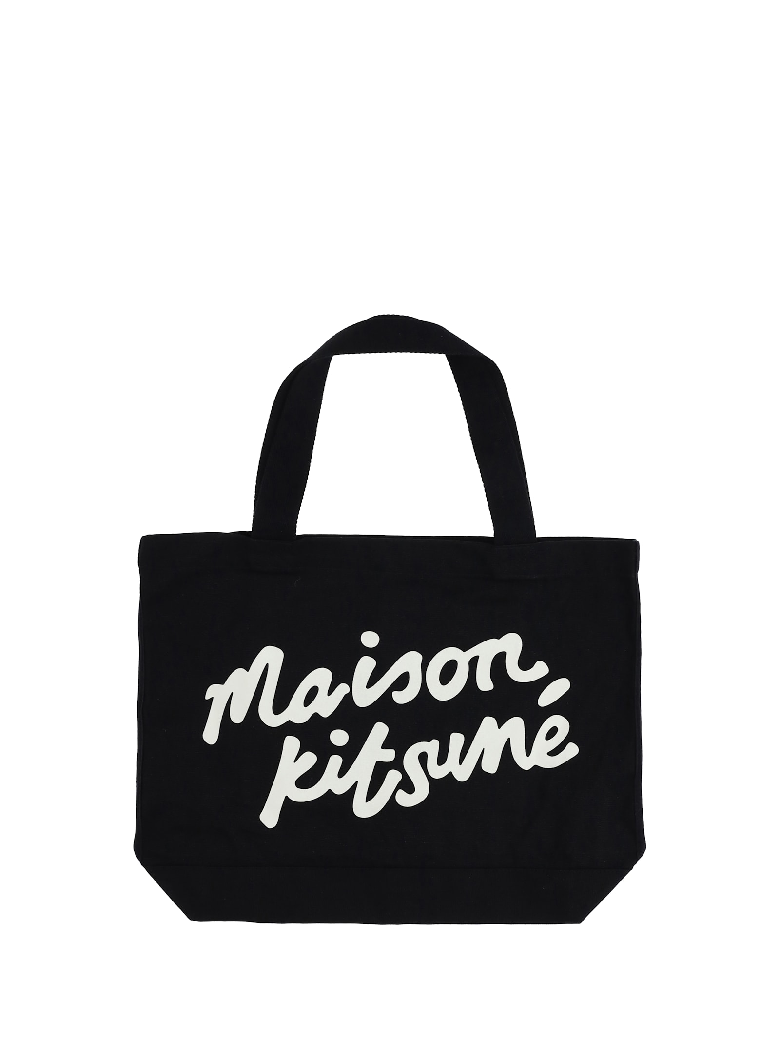 MAISON KITSUNÉ MAISON KITSUNE HANDWRITING TOTE BAG