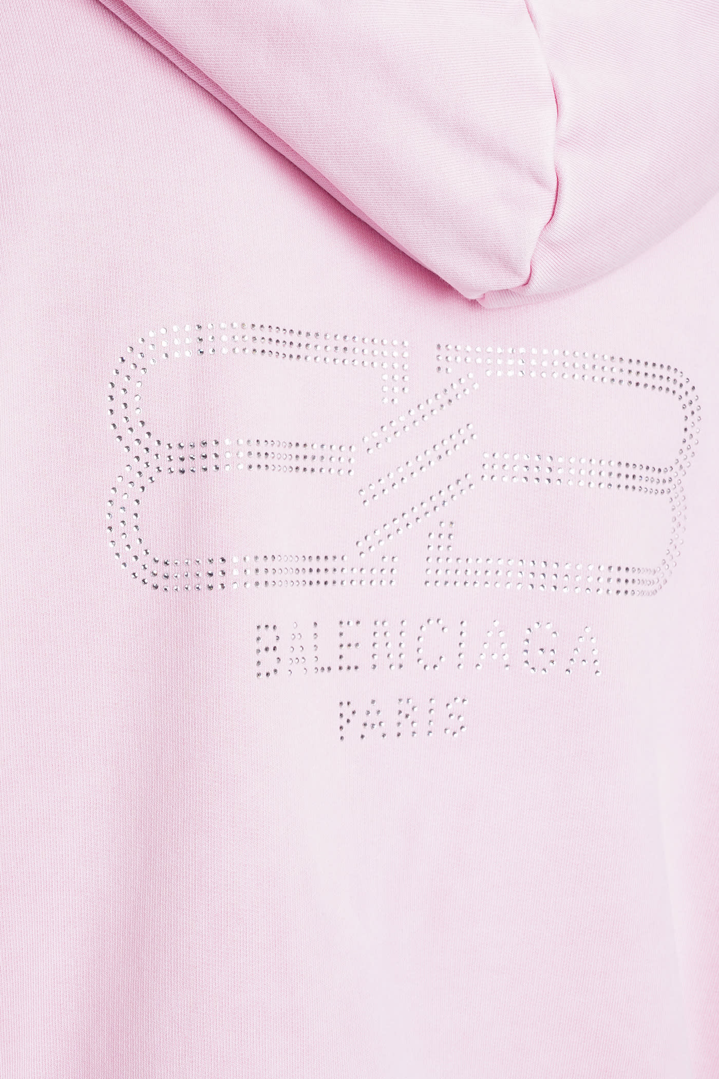 Shop Balenciaga Sweatshirt In Rose-pink Cotton
