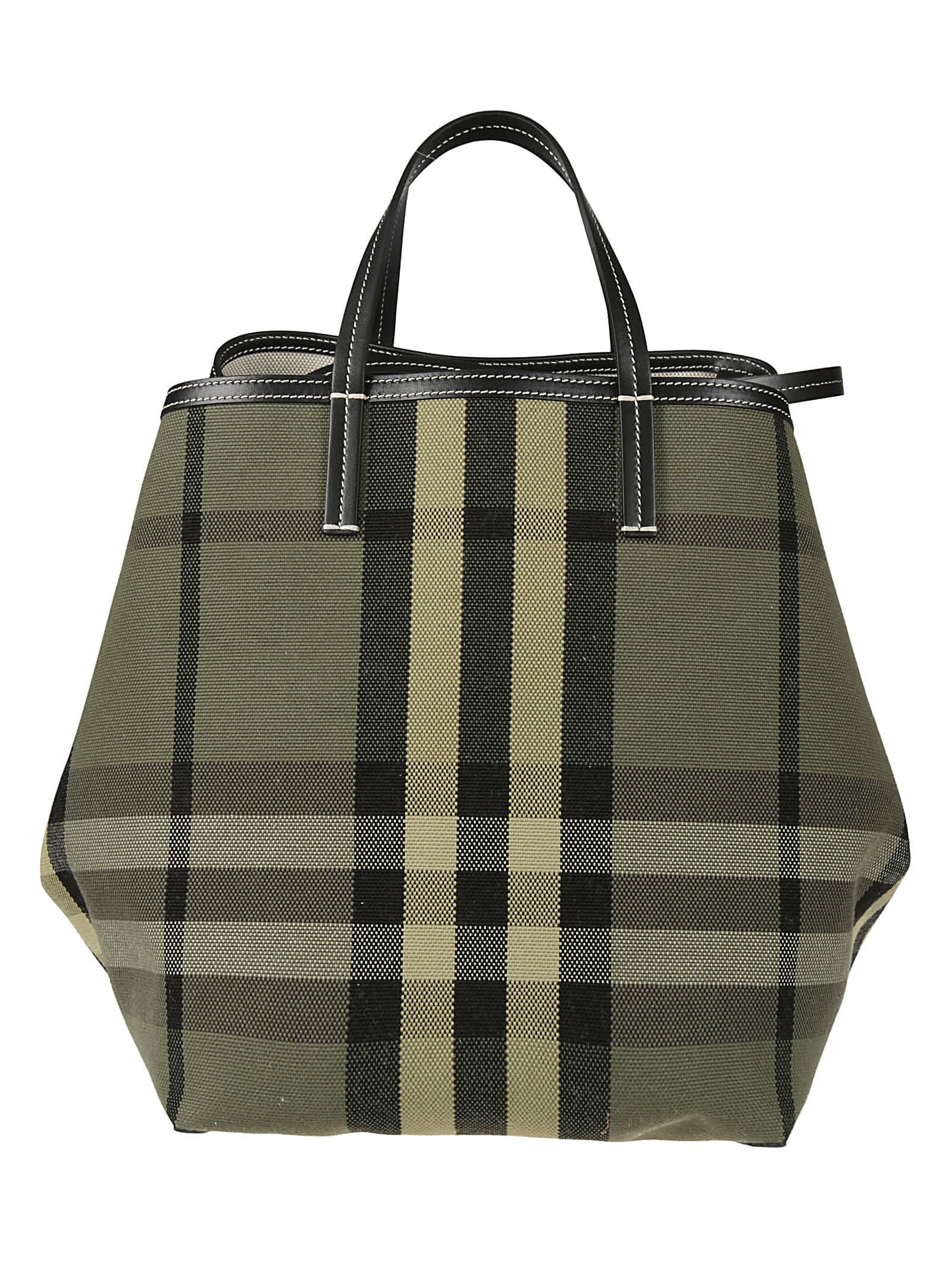 Burberry Check Patterned Tote