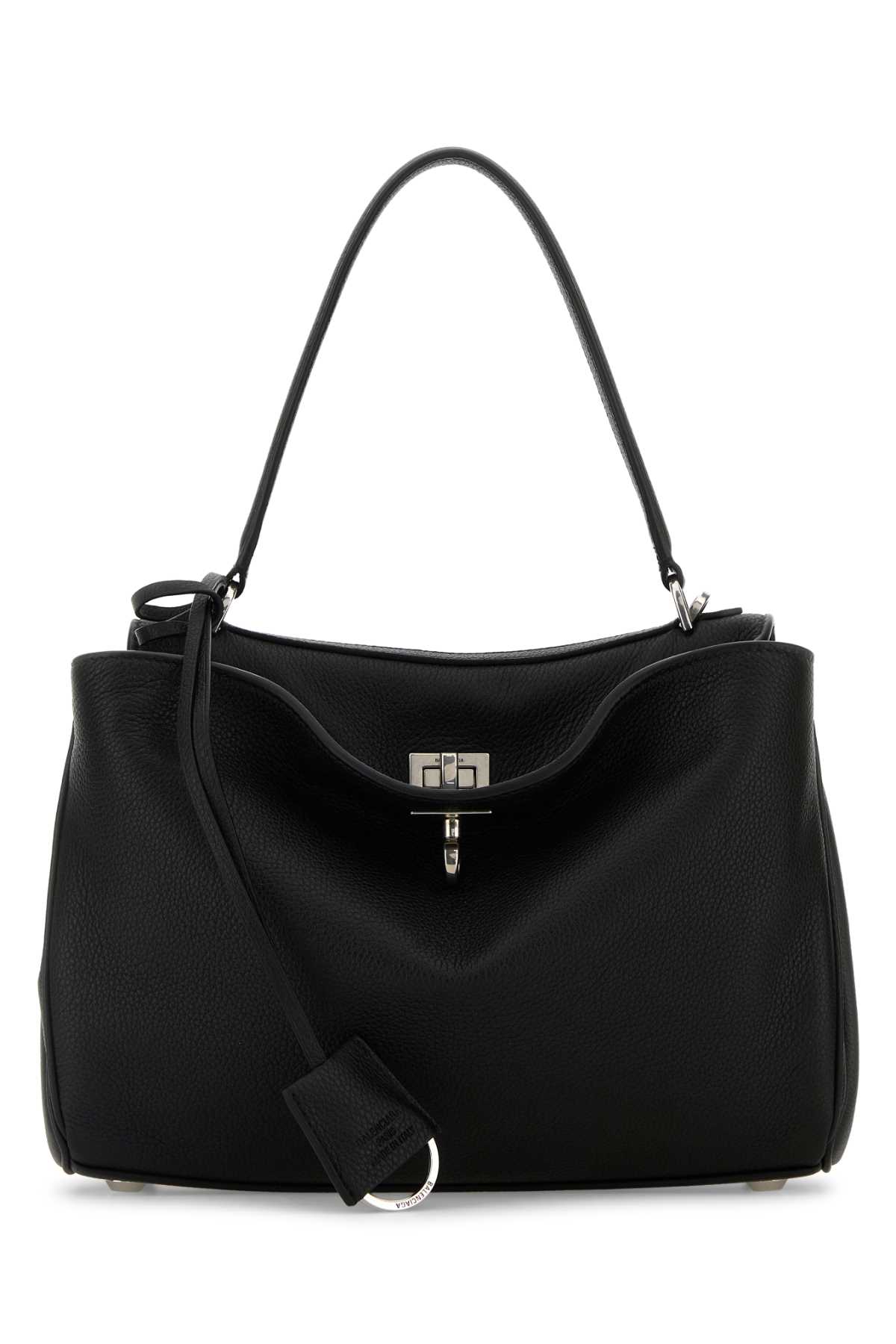 Black Leather Small Rodeo Handbag