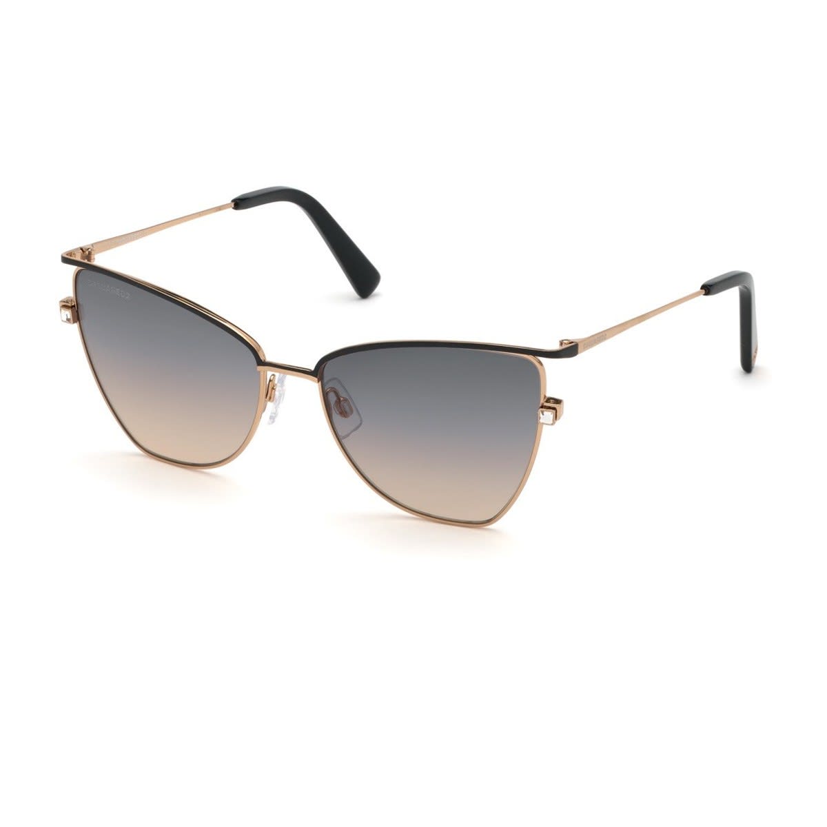Shop Dsquared2 Dq0301 Sunglasses In Oro