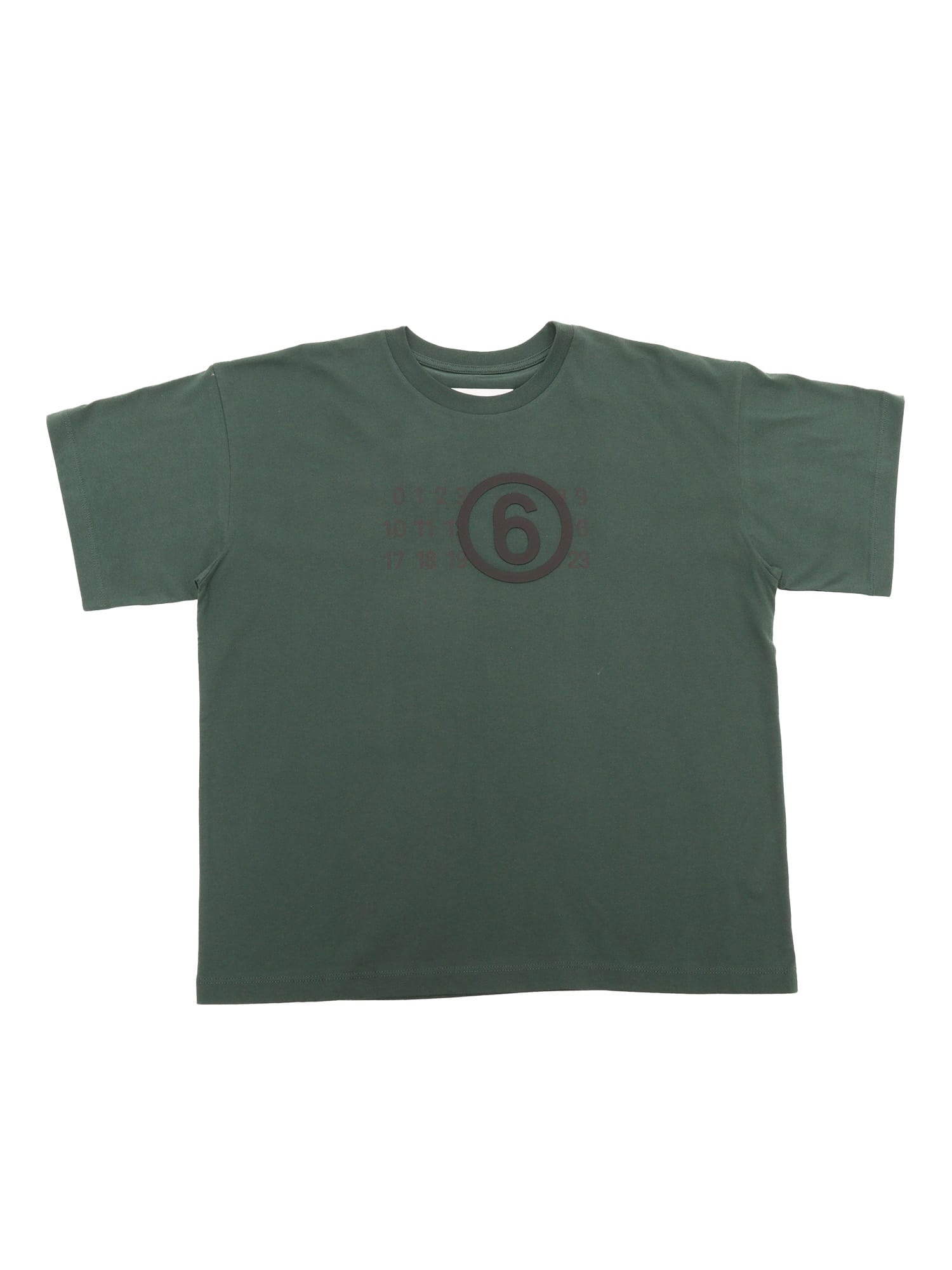 Mm6 Maison Margiela Kids' T-shirt In Green