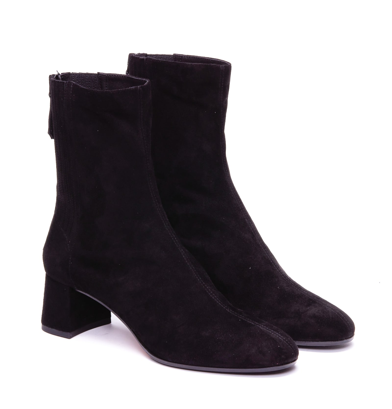 Aquazzura Saint Honore 50mm Leather Boots In Black