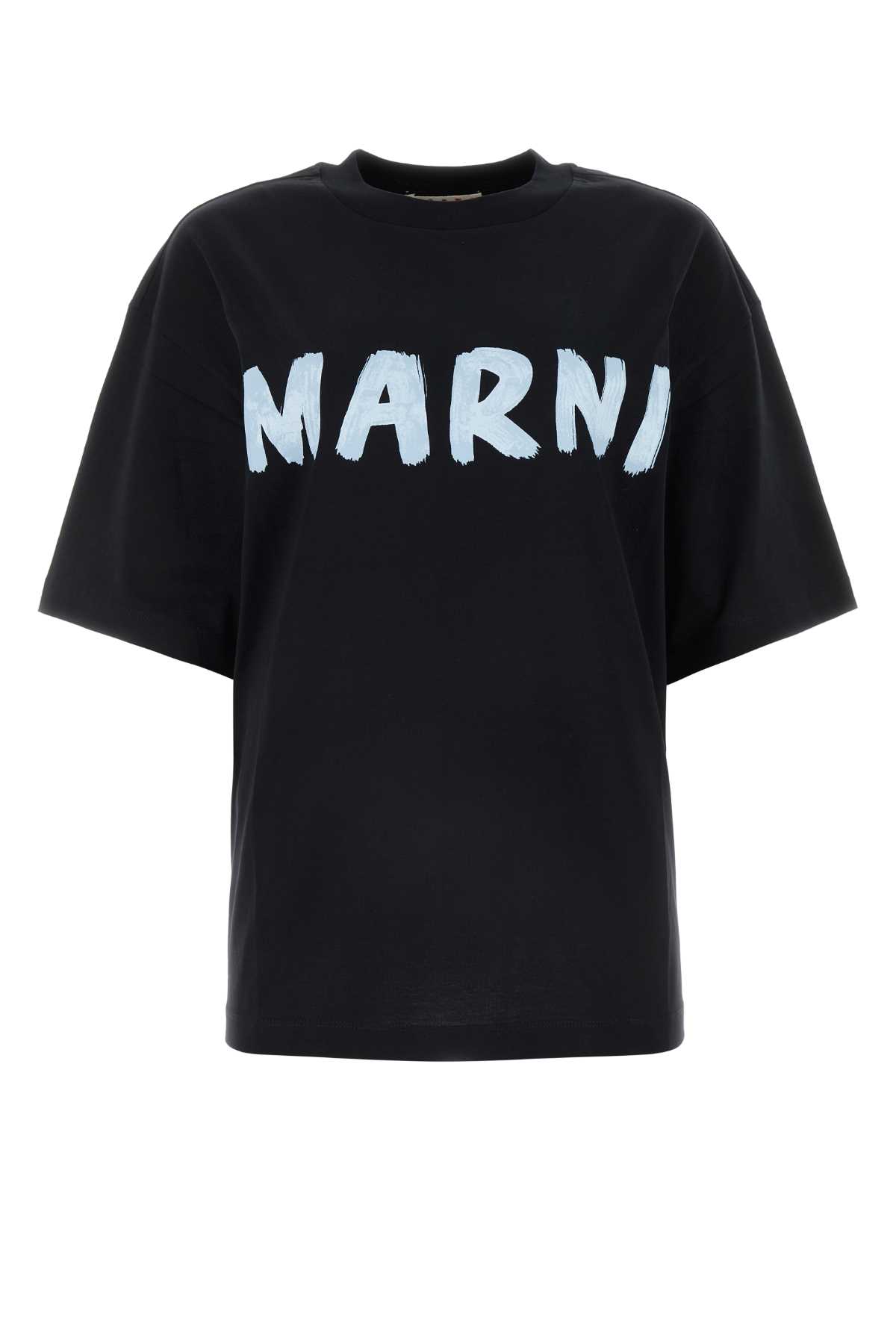 Marni Black Cotton Oversize T-shirt