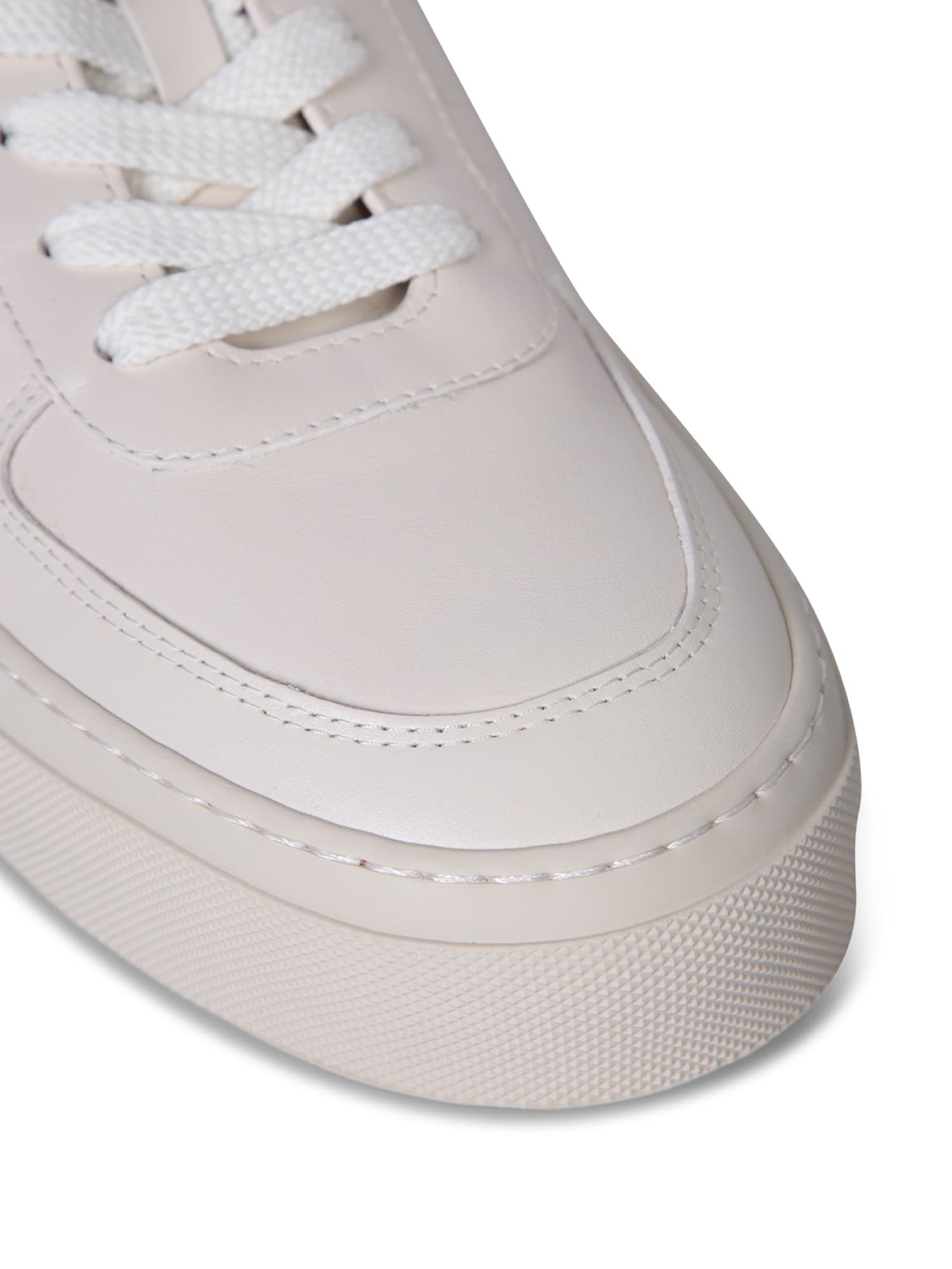 Shop Moncler Monclub Low White Sneakers