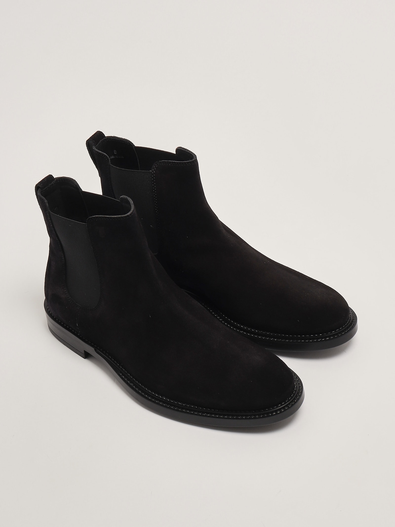 Shop Tod's Stivaletto El.formale Gomma 62c Shoes In Nero