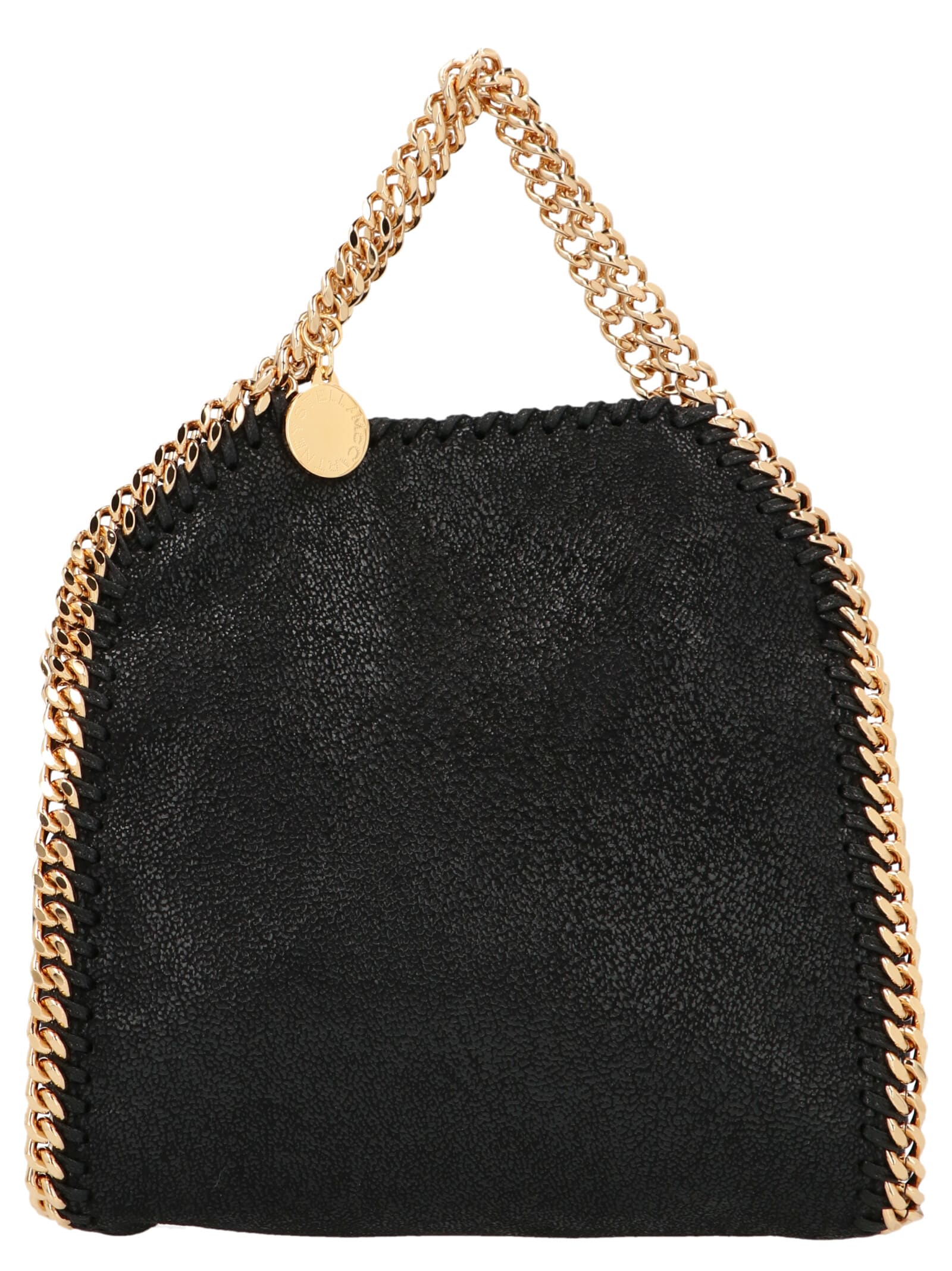 Stella Mccartney Tiny Falabella Handbag In Black