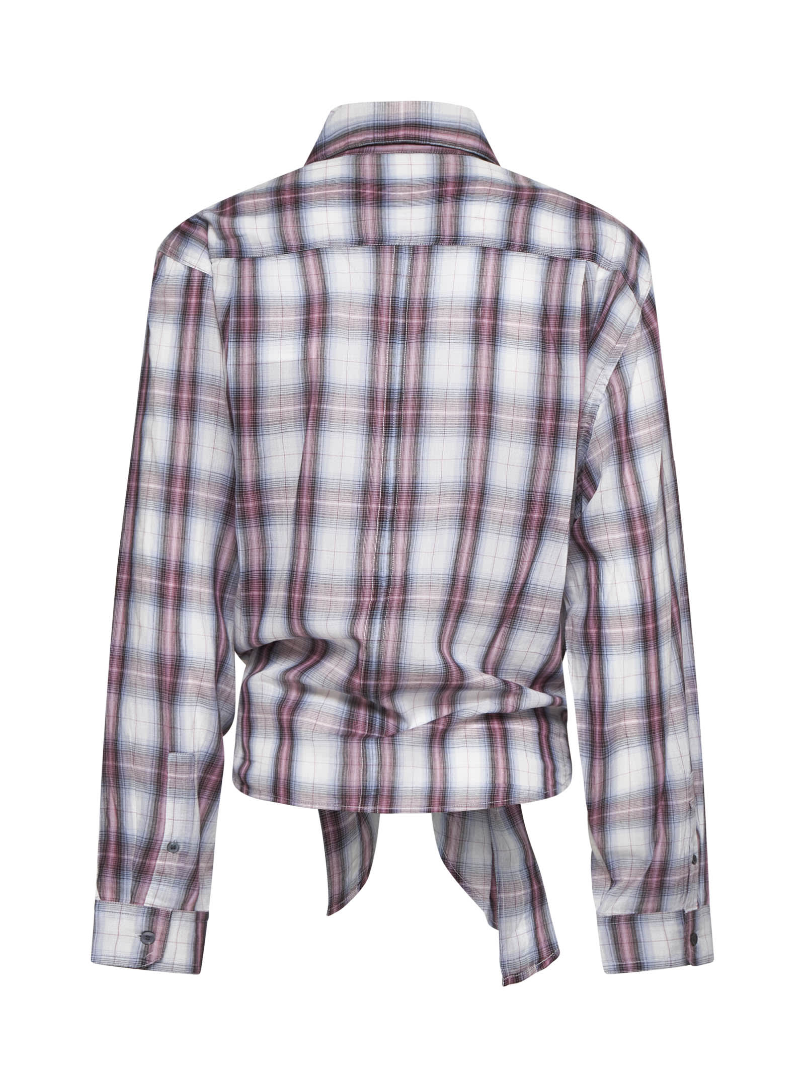 Shop Marant Etoile Shirt In Ecru/pink