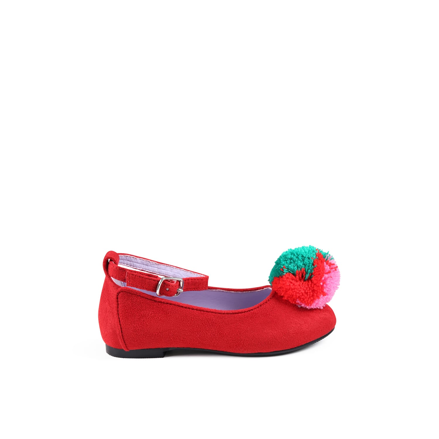 Stella Mccartney Fluffy Fruit Ballerina Shoes In Red