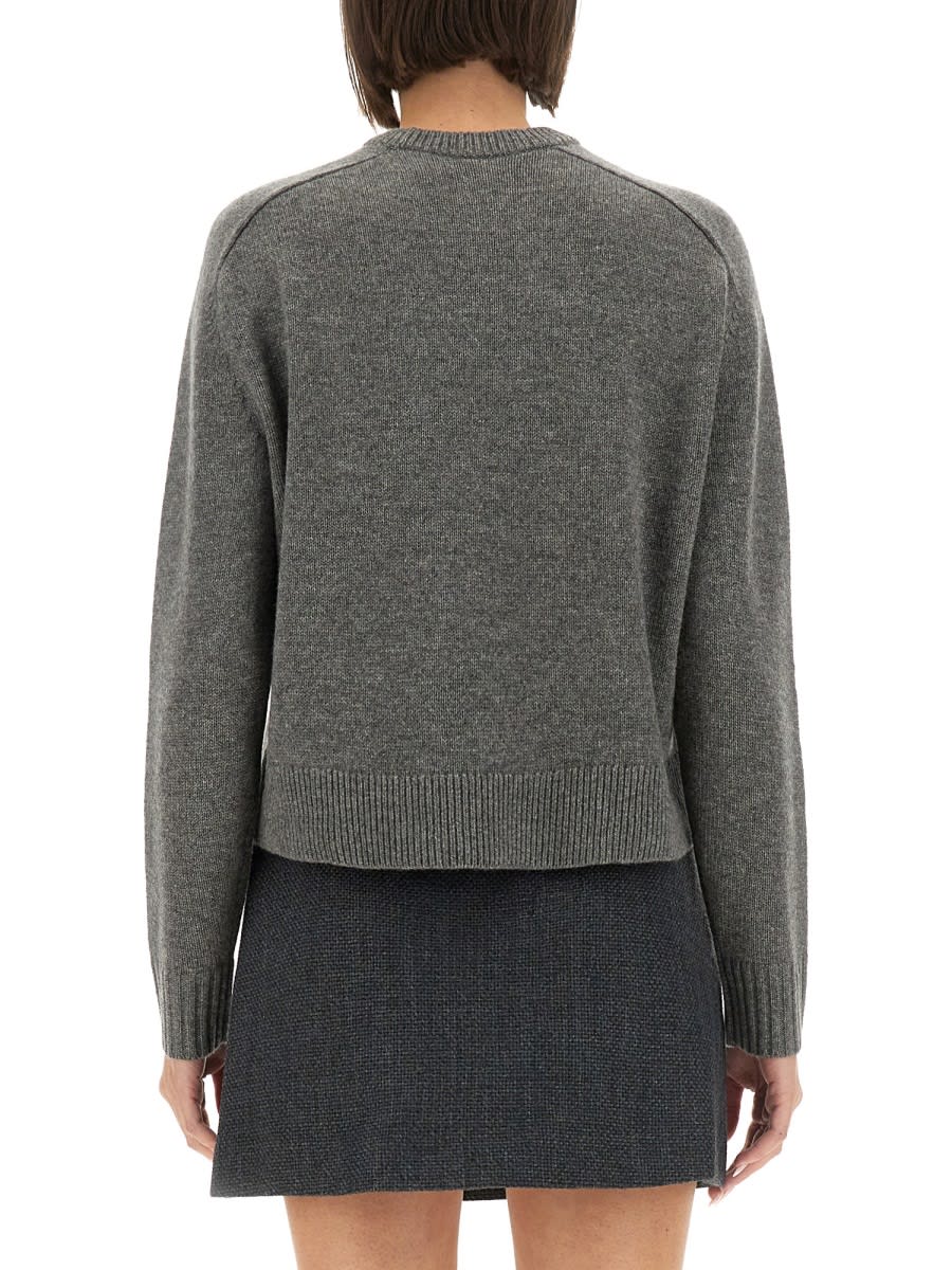 Shop Theory Cashmere Sweater In Grey