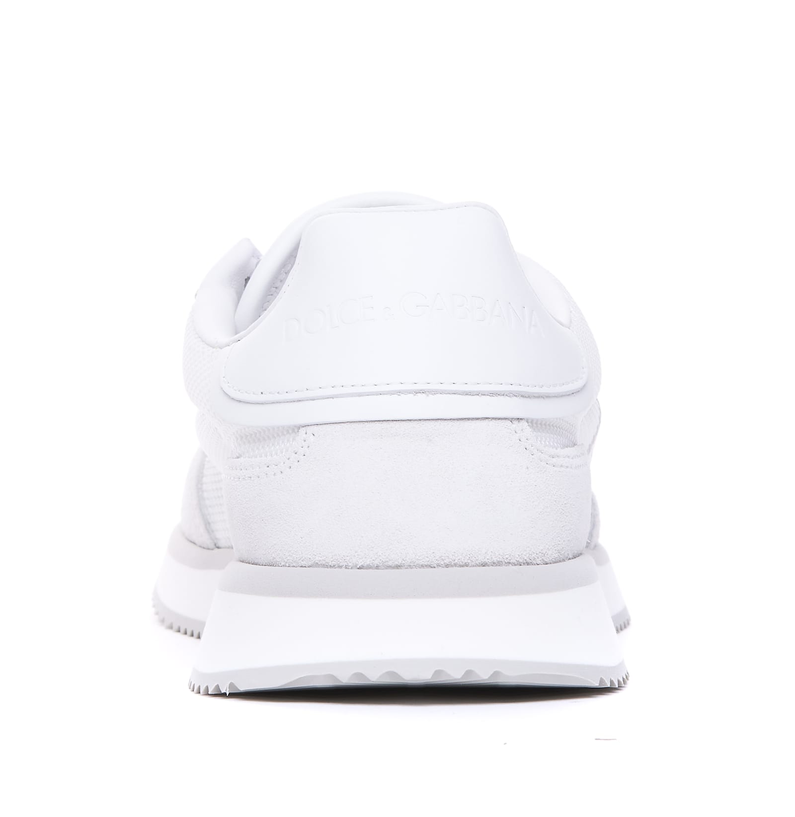 Shop Dolce & Gabbana Aria Dg Runner Sneakers In White