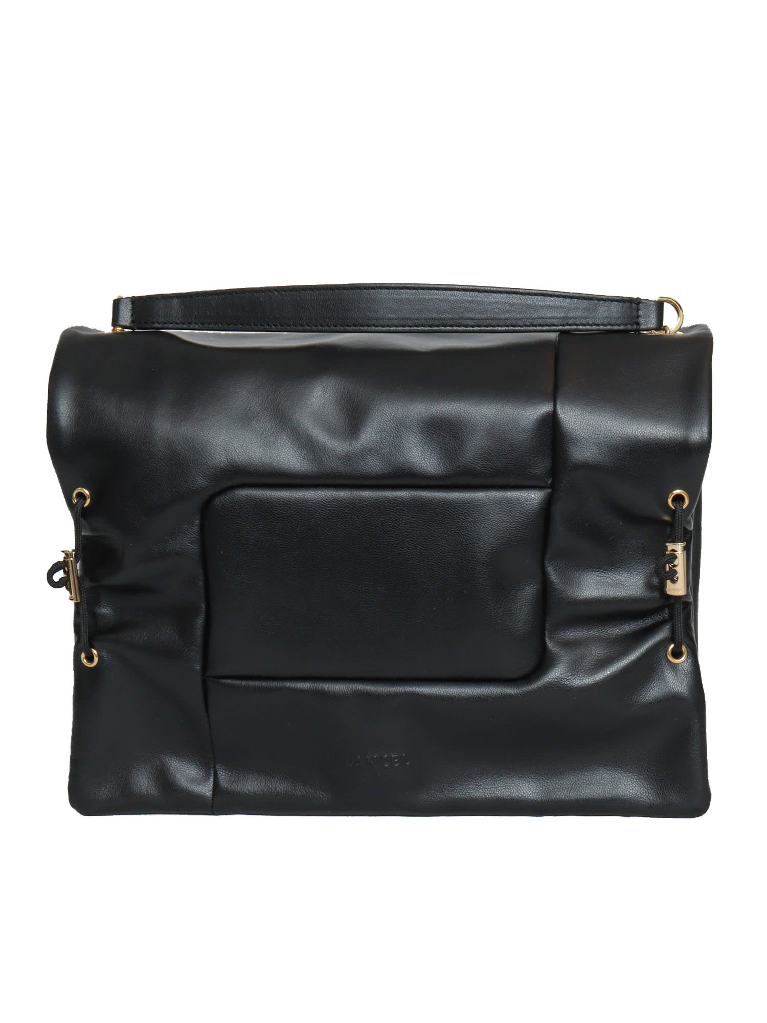 Shop Lancel Black Rabat Bag