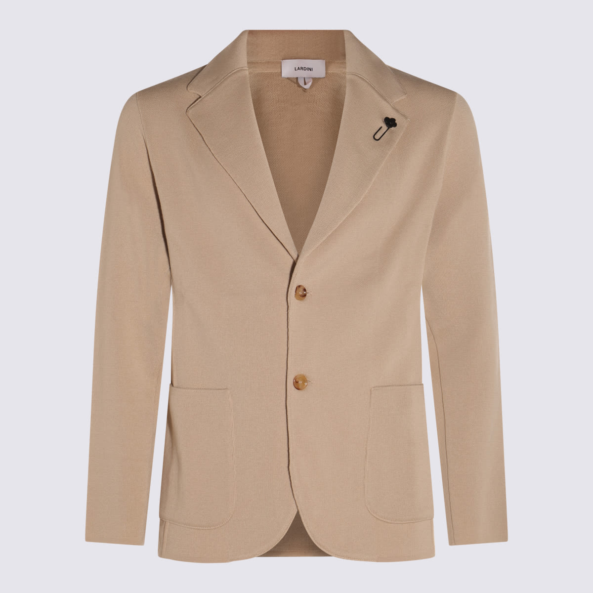 Beige Wool Knitwear