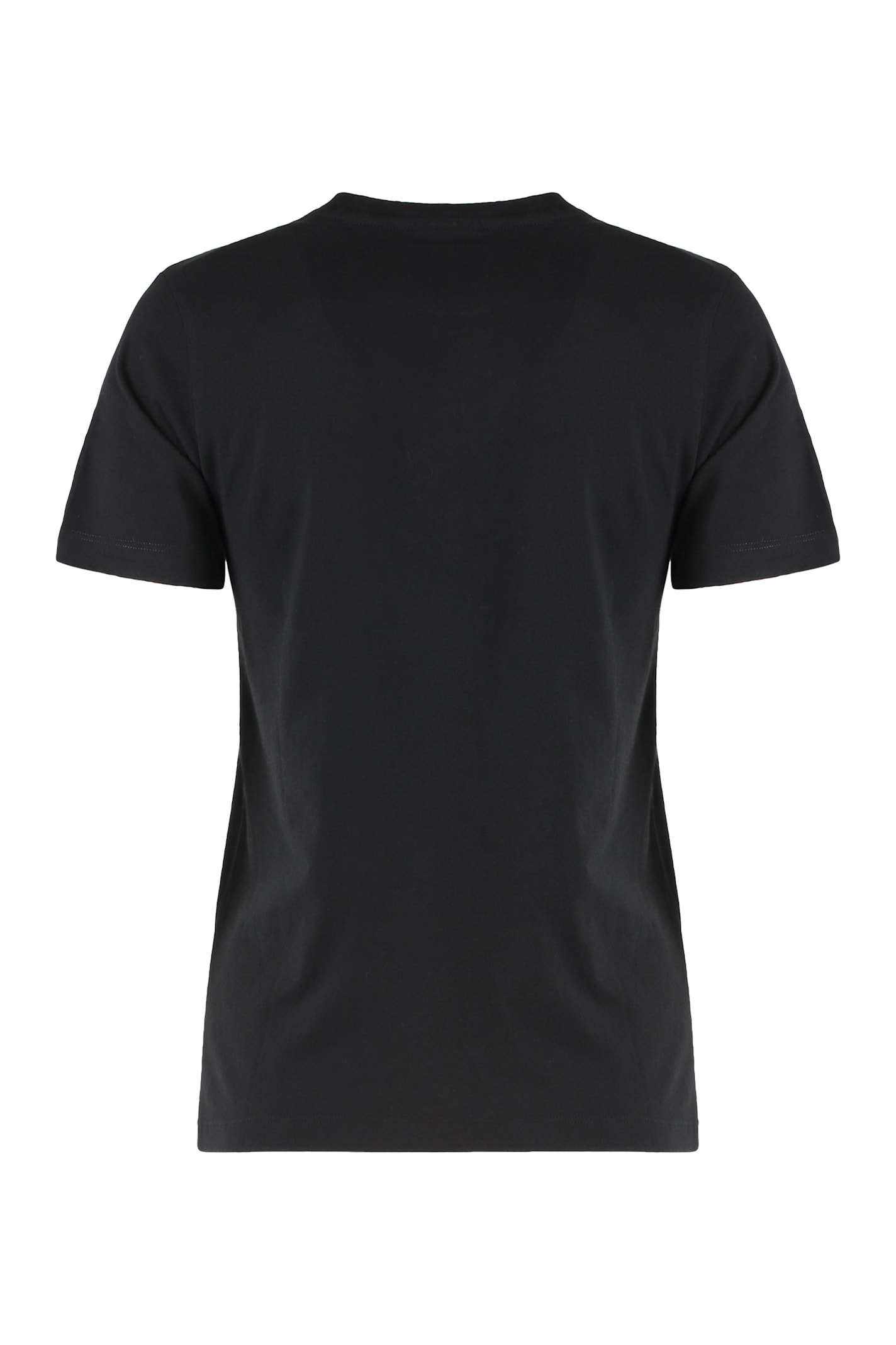 Maison Kitsuné Lady Fox Regular Tee-shirt In Black
