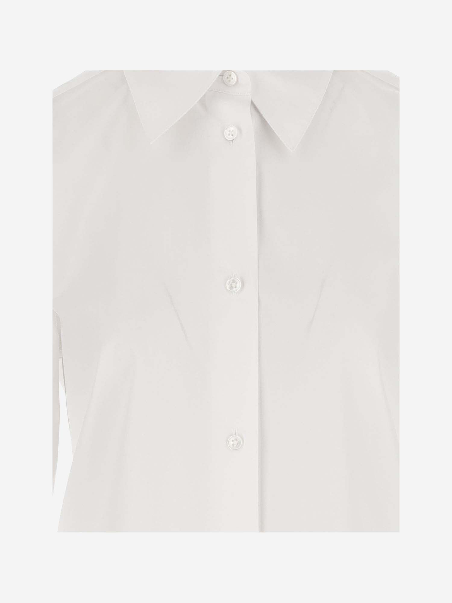 Shop Jil Sander Cotton Shirt In White