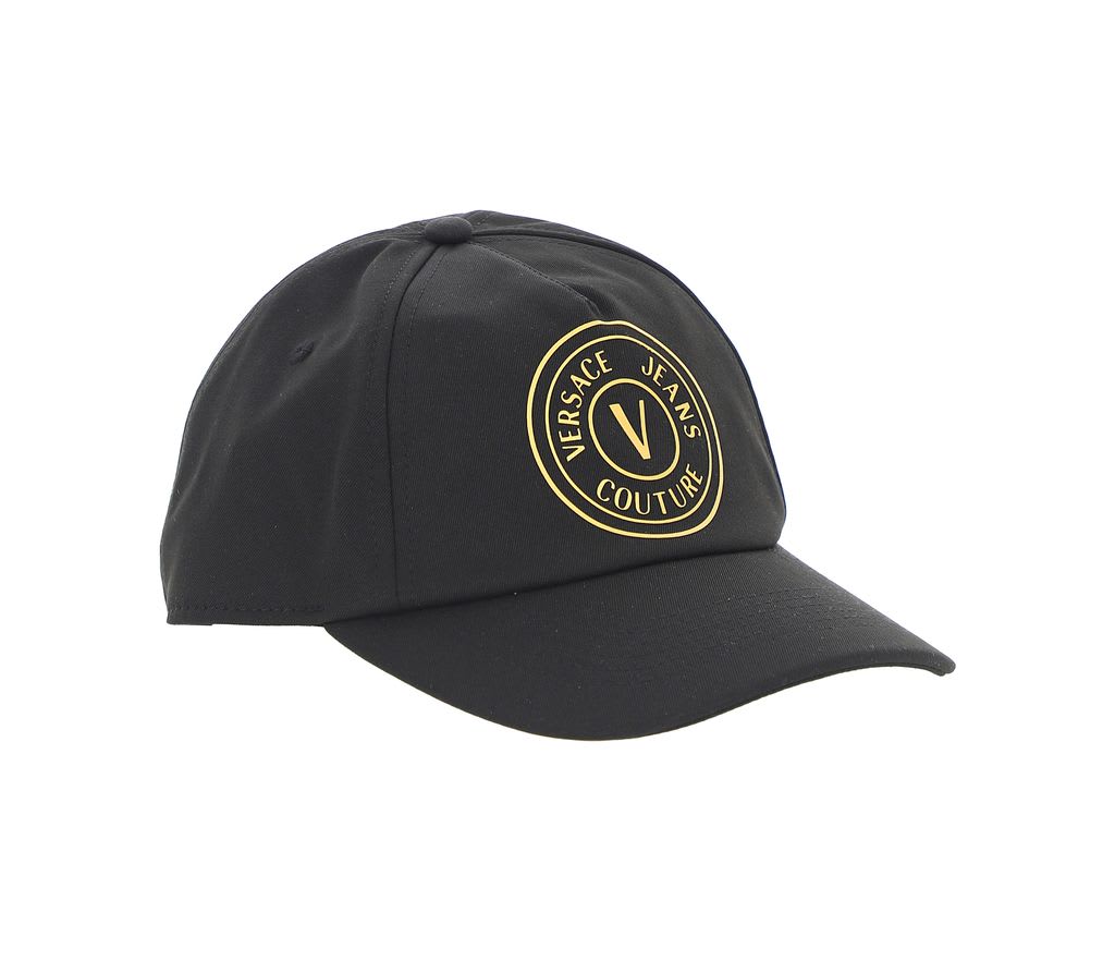 Versace Jeans Couture Hat Baseball Cap With Pences Poly Drill V-emblem