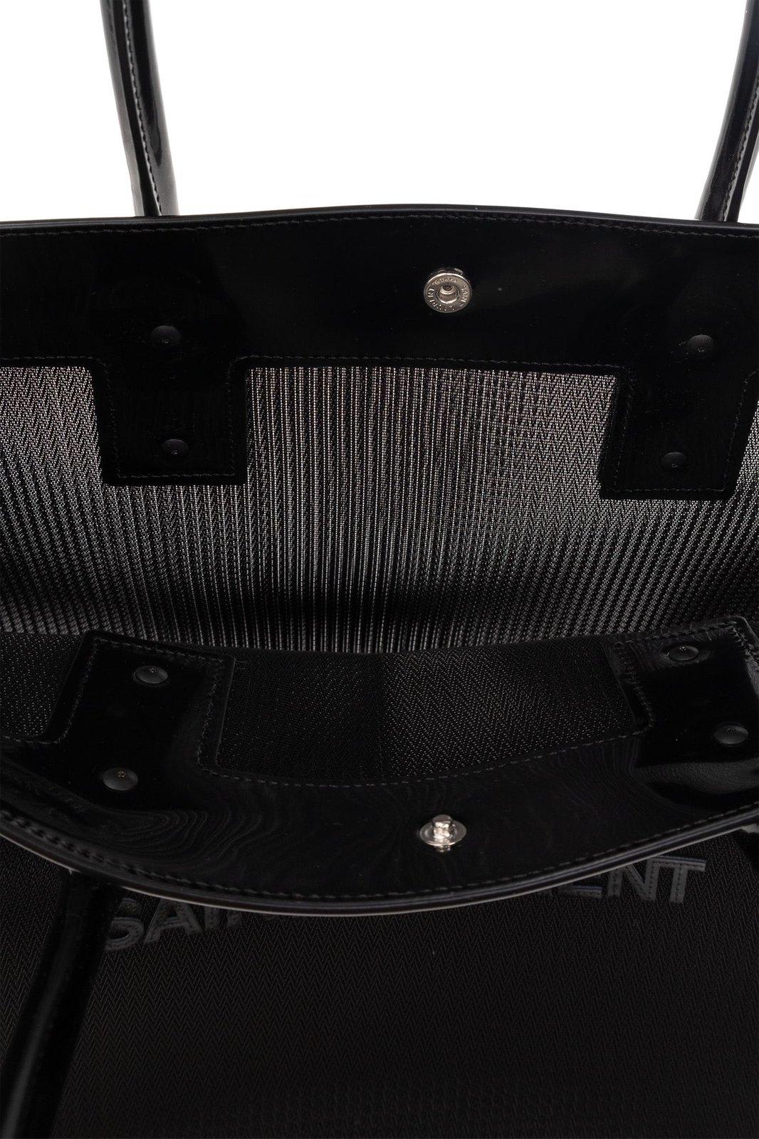 Saint Laurent Rive Gauche Tote Bag In Black