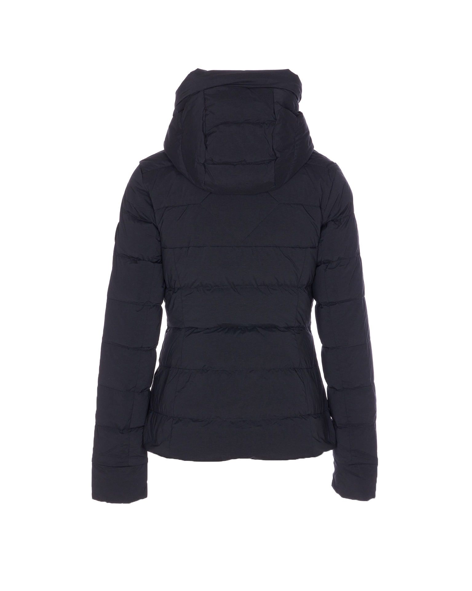 Canada Goose Black Clair Jacket Frontal Zip Closure In Blue