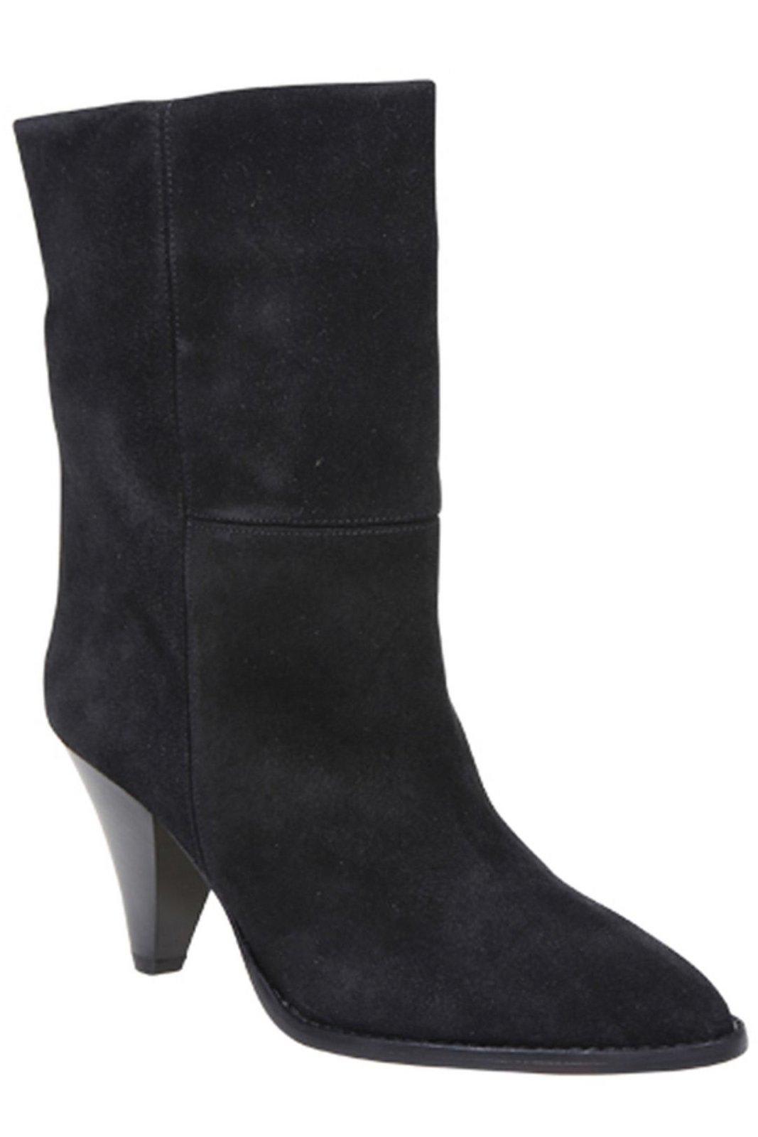 Shop Isabel Marant Rouxa Pointed-toe Boots In Black