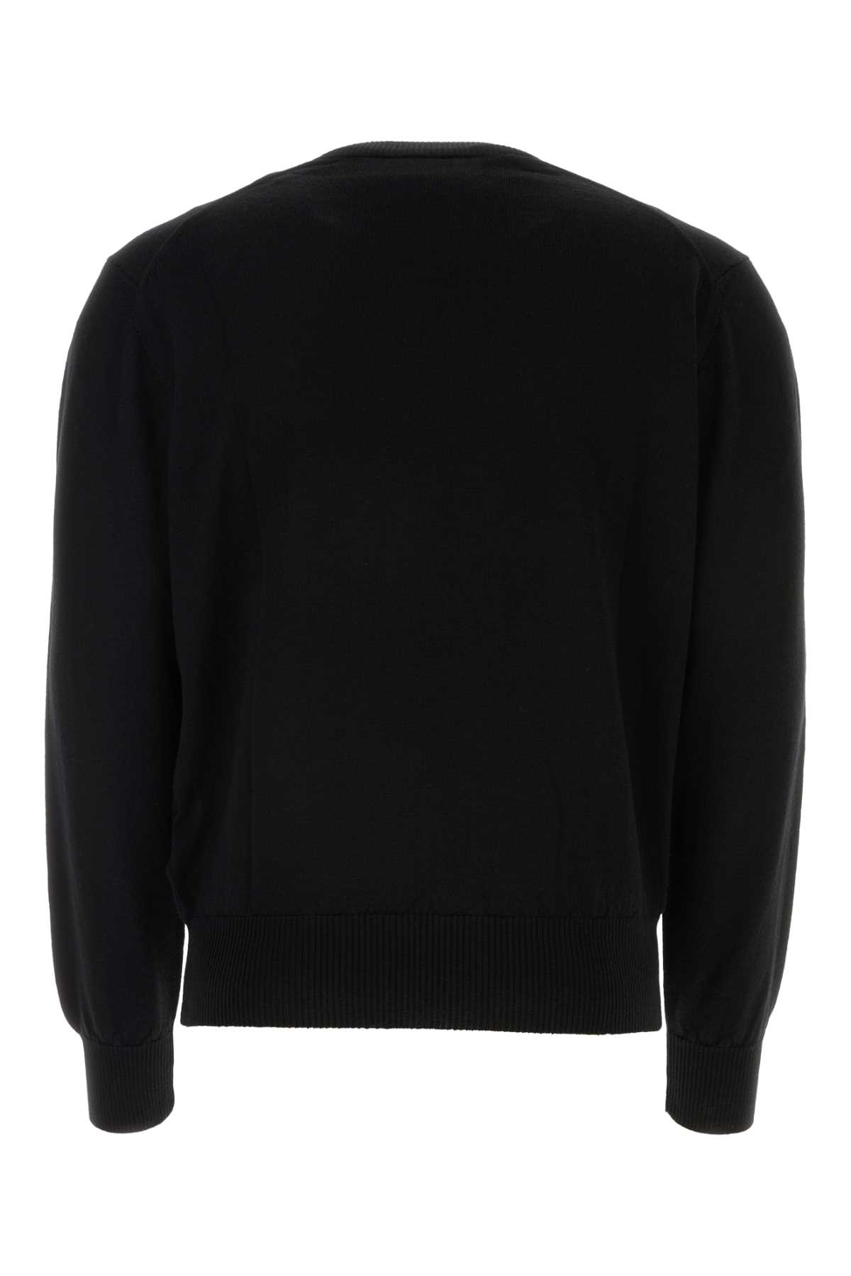 Shop Ami Alexandre Mattiussi Black Wool Sweater