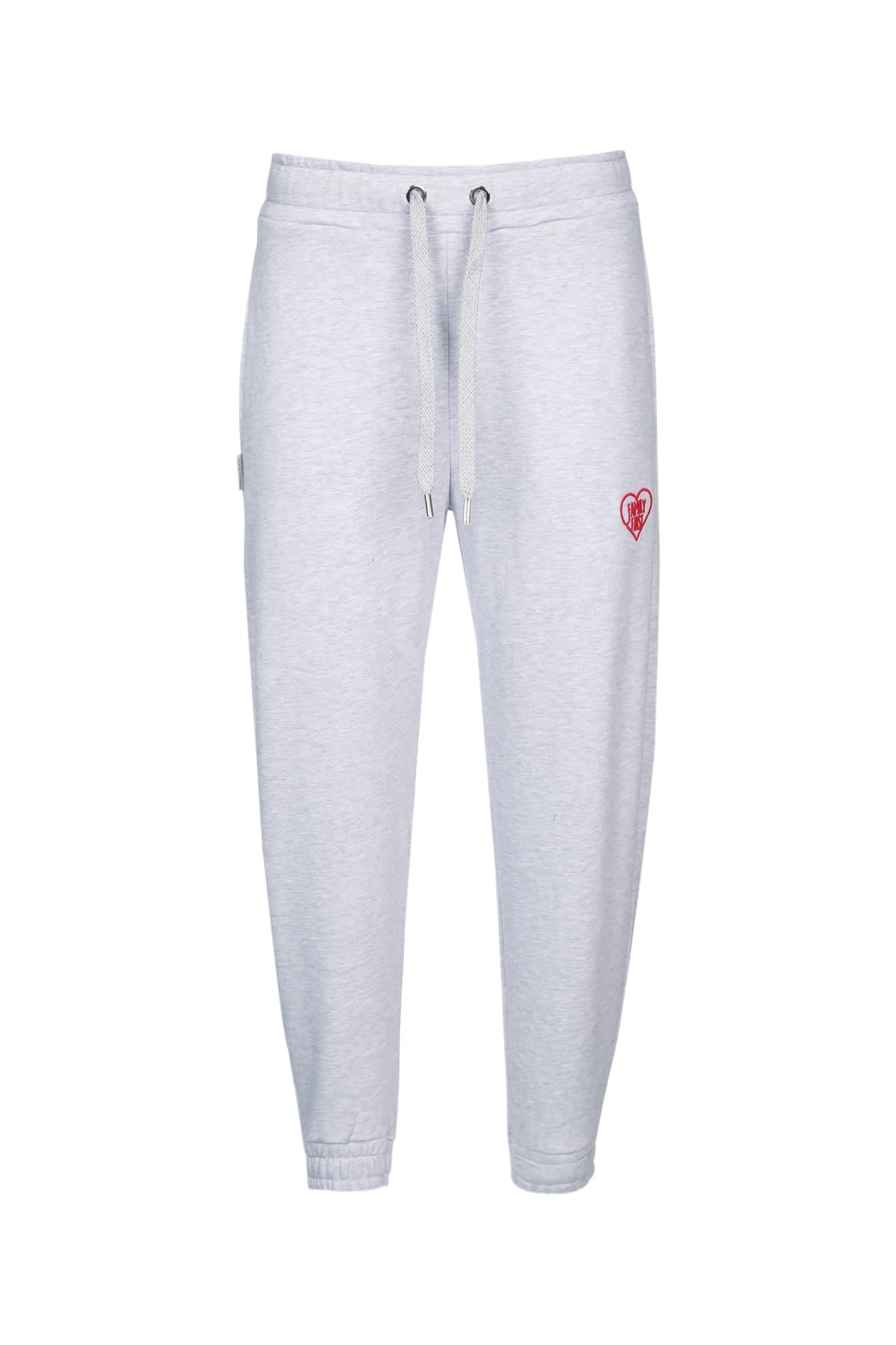 Family First Jogger Heart In Gray