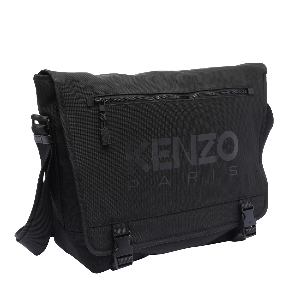 Kenzo Handle Strap Messenger Bag In Black