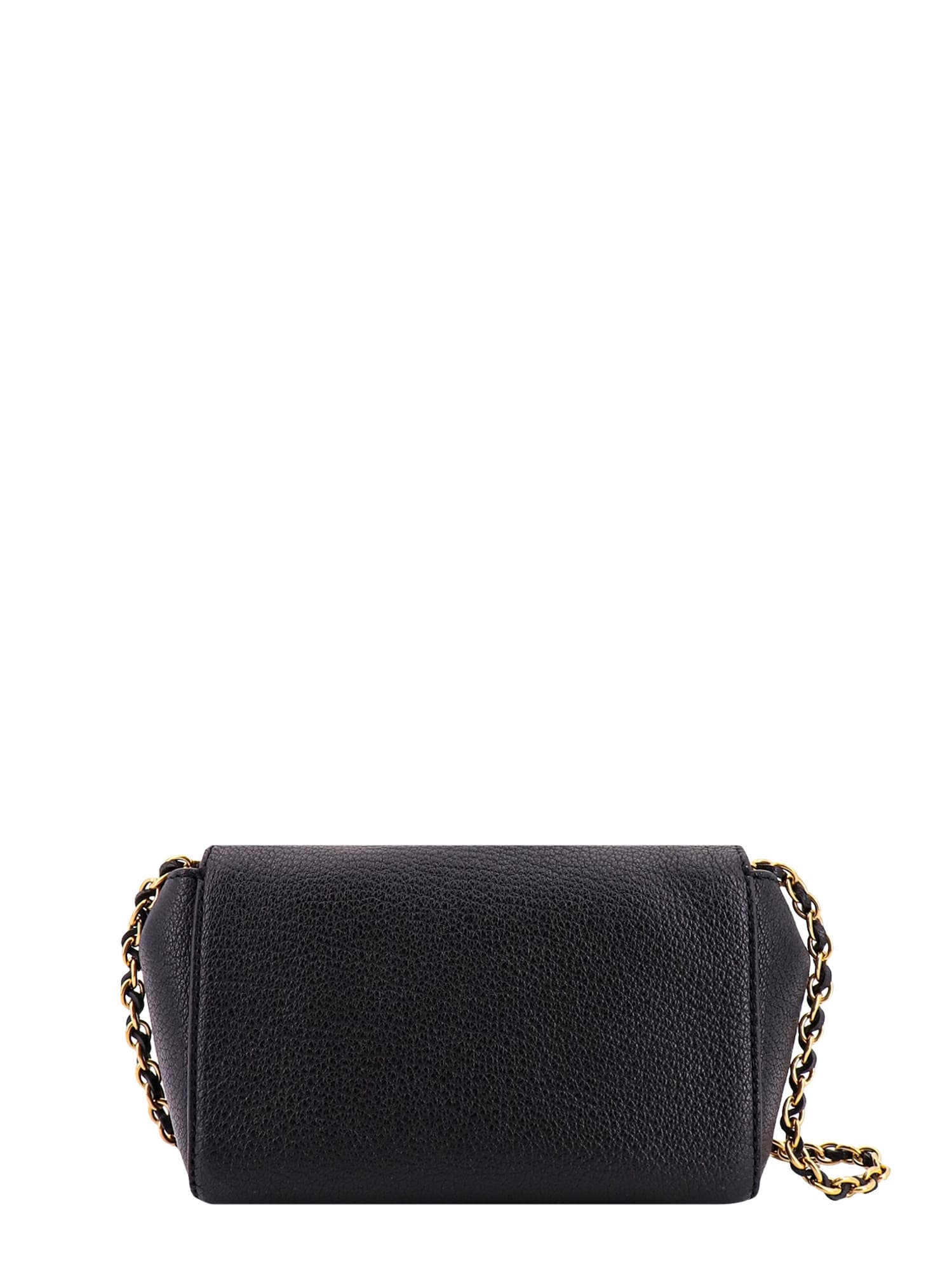 Shop Mulberry Mini Lily Shoulder Bag In Black