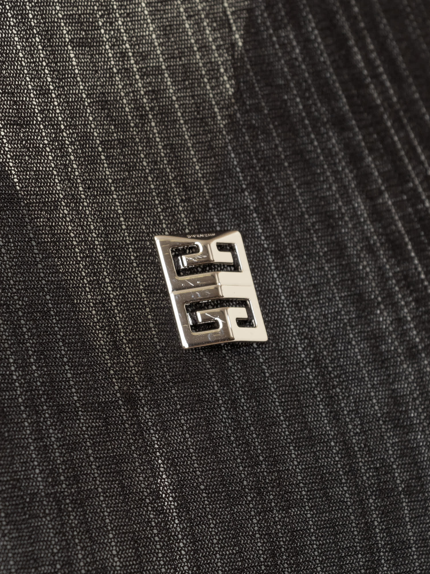 Givenchy Black Top With Logo Plaque In Black