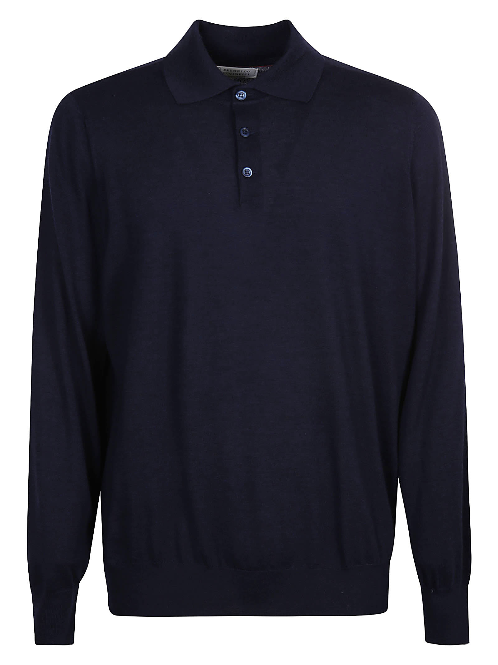 Brunello Cucinelli Long-sleeved Polo Shirt