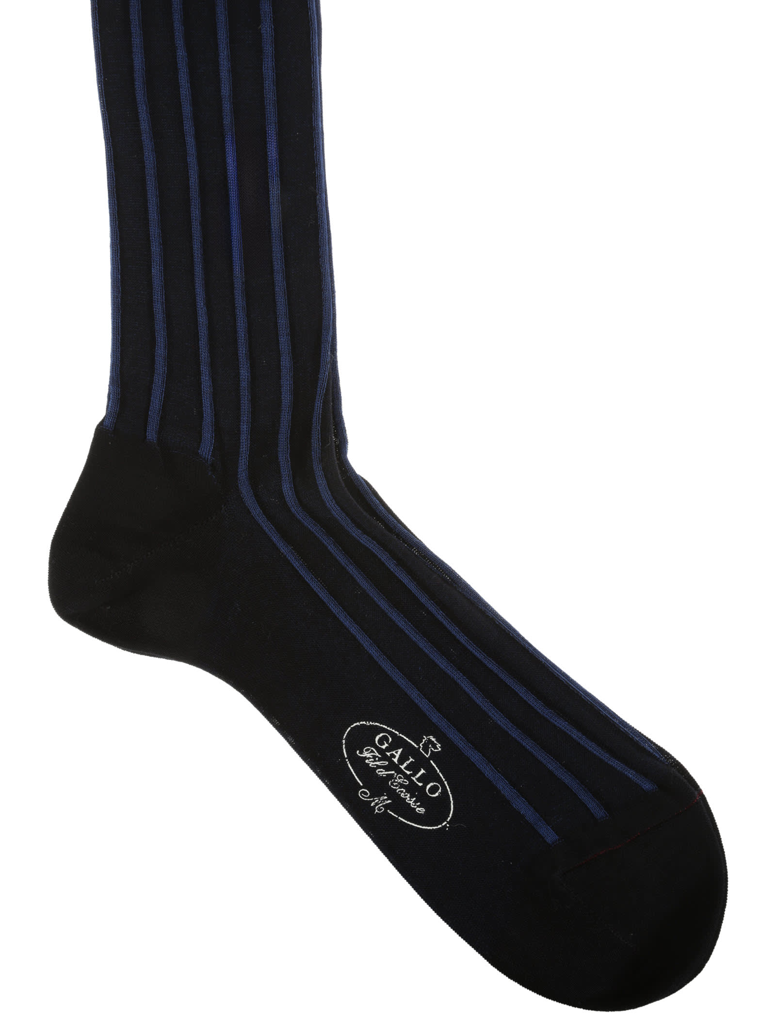 Shop Gallo Socks In Blu Cosmo
