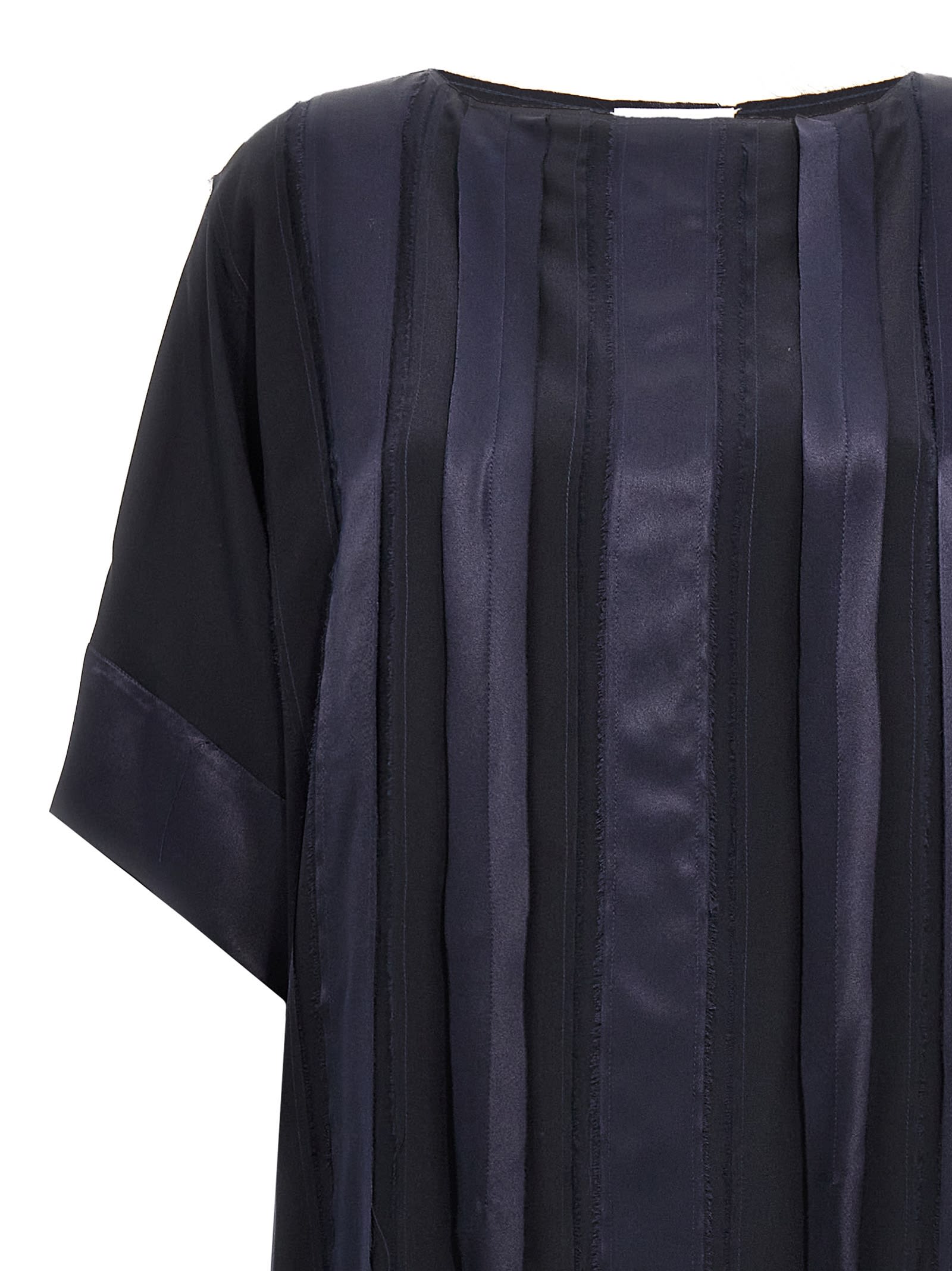Di.la3 Pari' Blue Caftano Dress In Blue