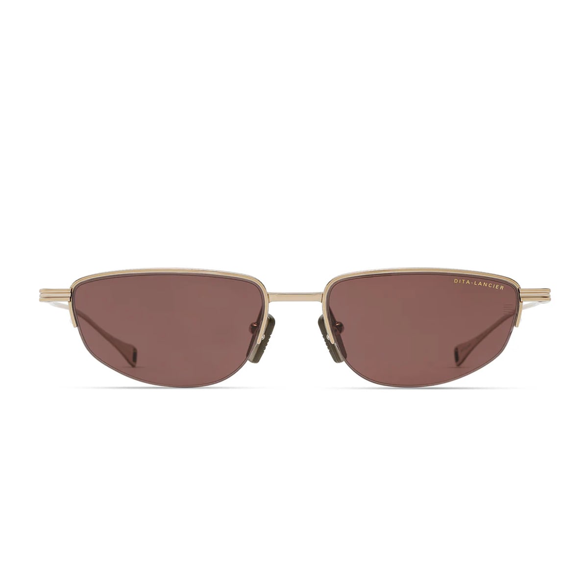 Dita Lancier Lsa 131 01 Gold Sand Polarizzato Sunglasses In Brown
