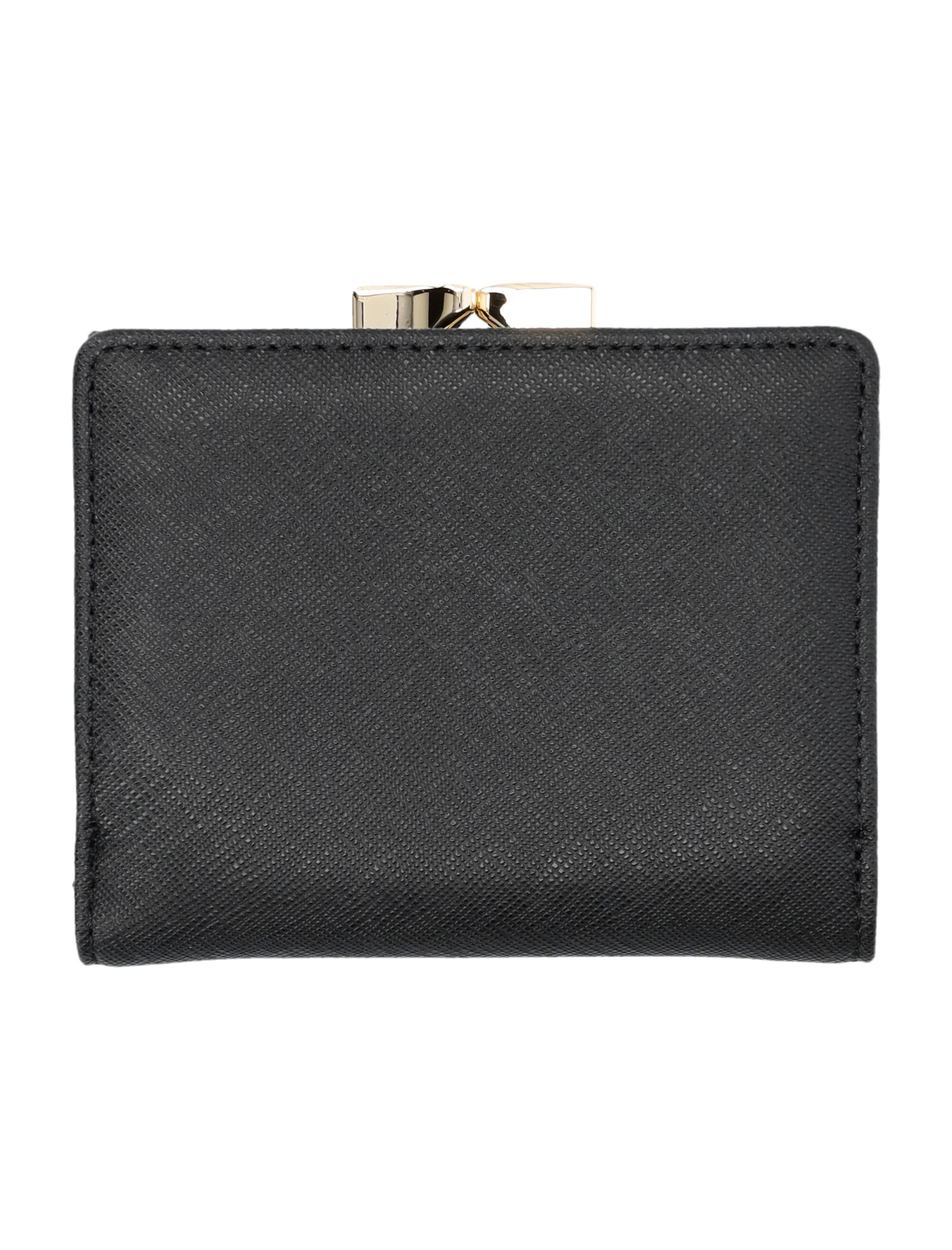 Shop Vivienne Westwood Small Frame Wallet In Black