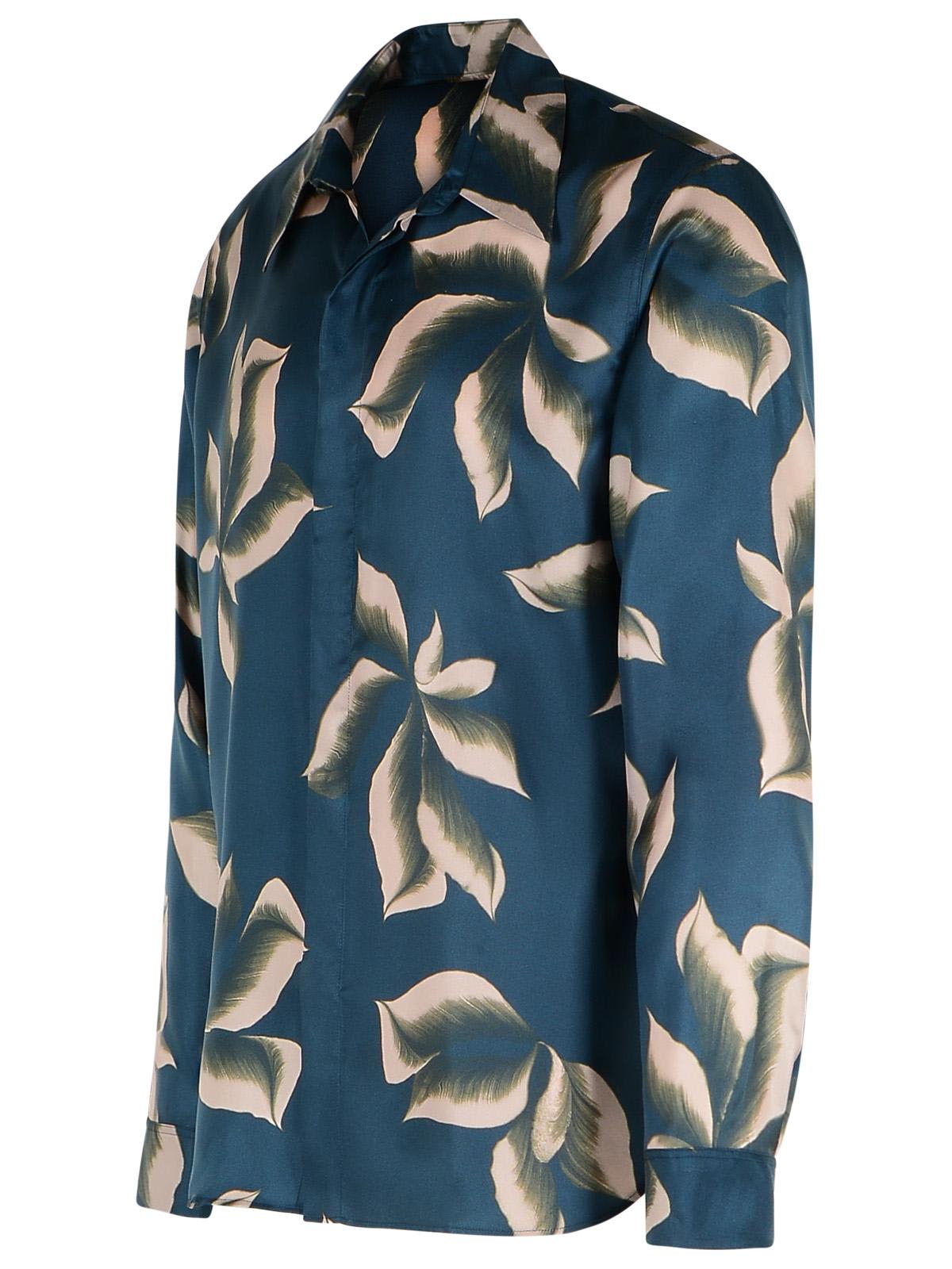 Dries Van Noten Carvies Shirt And Blouse Blue In Navy