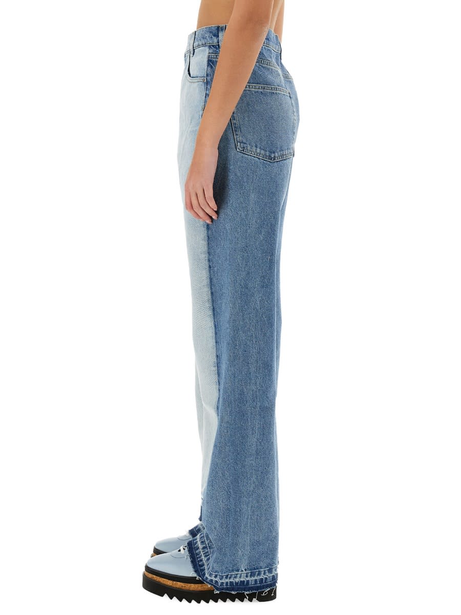 Stella Mccartney Light Blue Layered Jeans In Denim