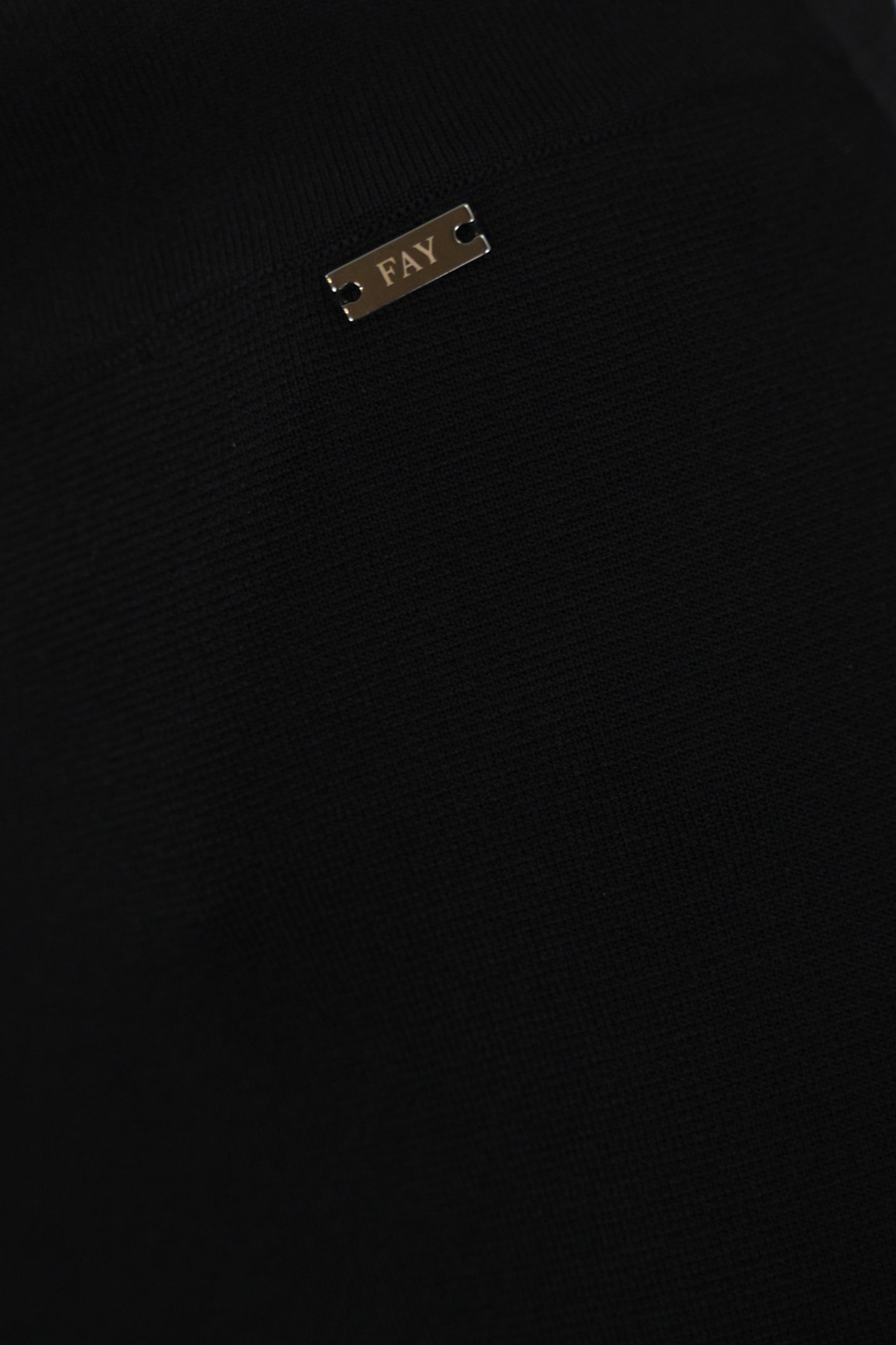 Fay Technical Viscose Longuette Skirt Black In Nero